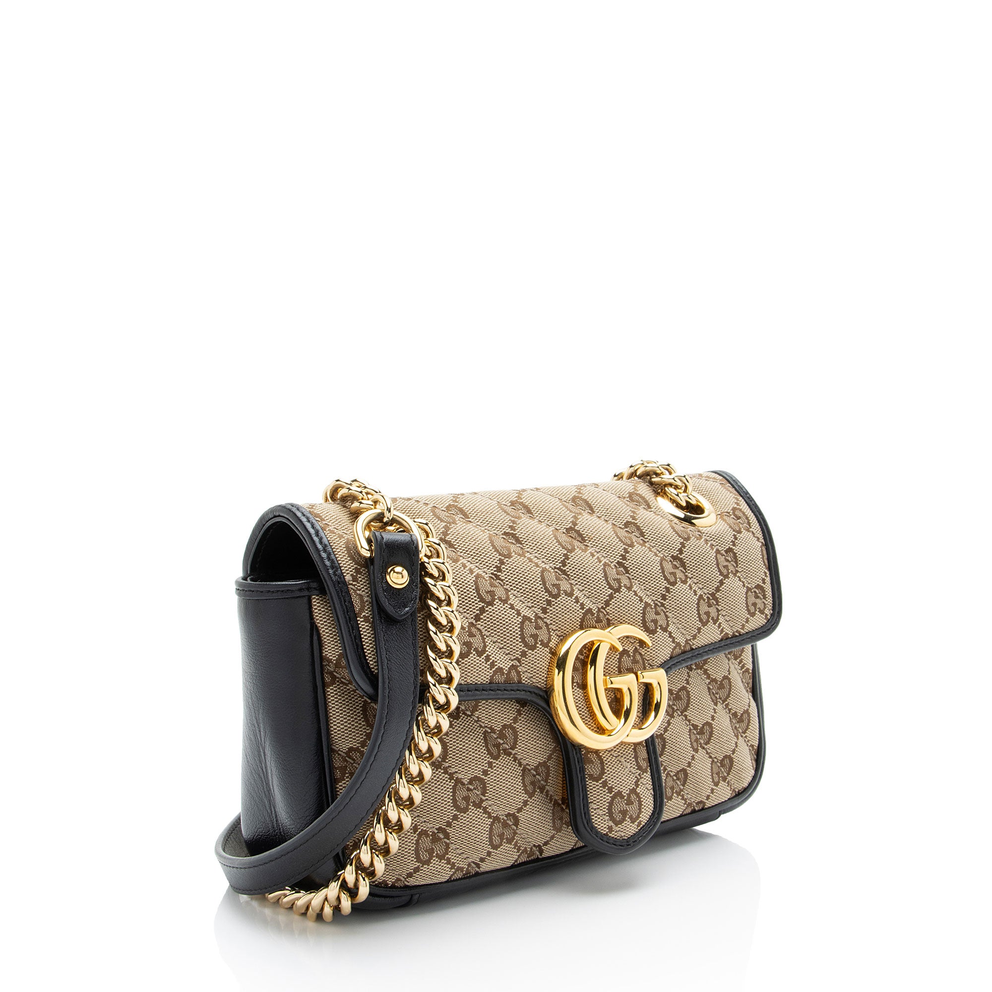 Gucci Matelasse GG Canvas GG Marmont Small Flap Bag