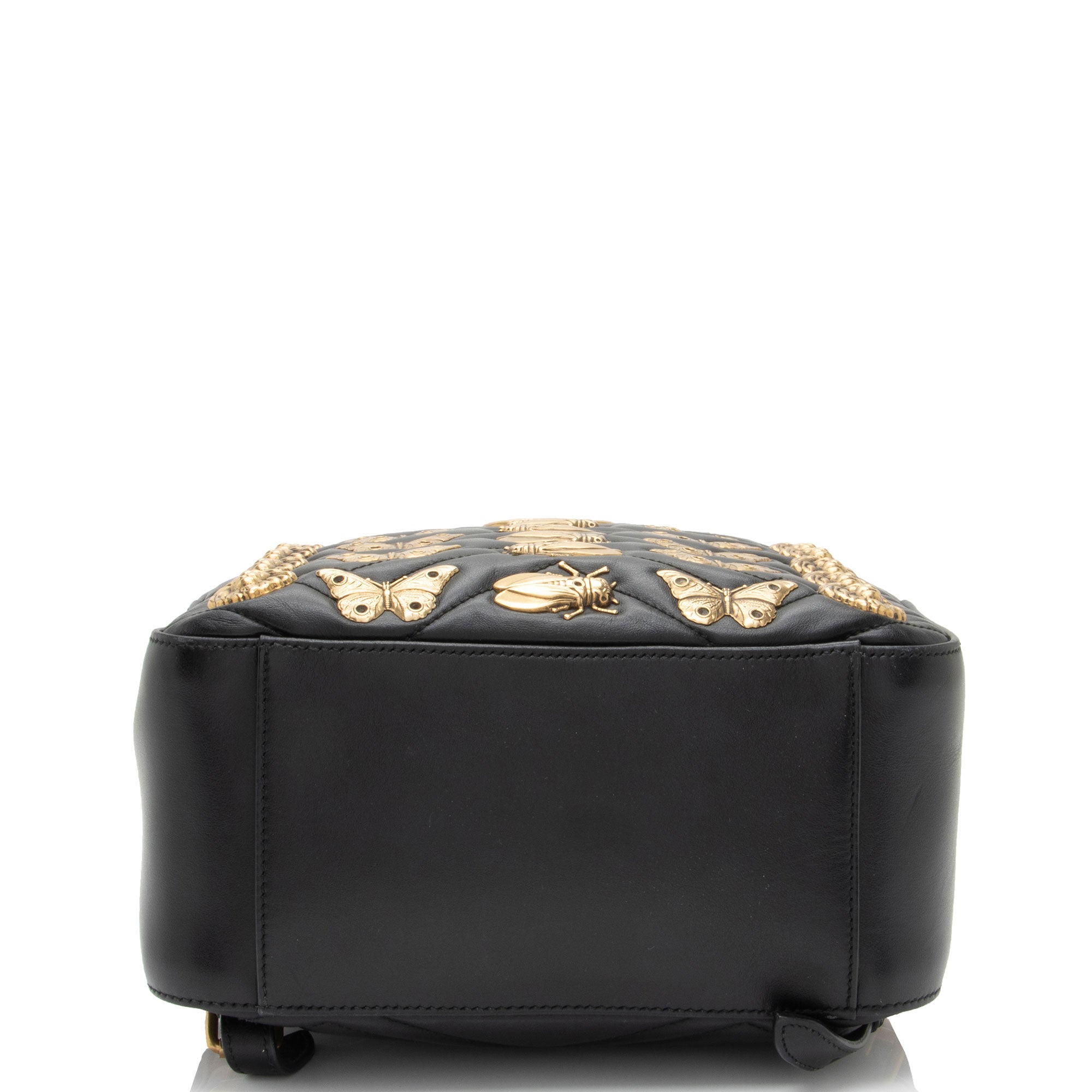 Gucci Matelasse Leather GG Marmont Animal Studs Backpack (SHF-1Xptvj)