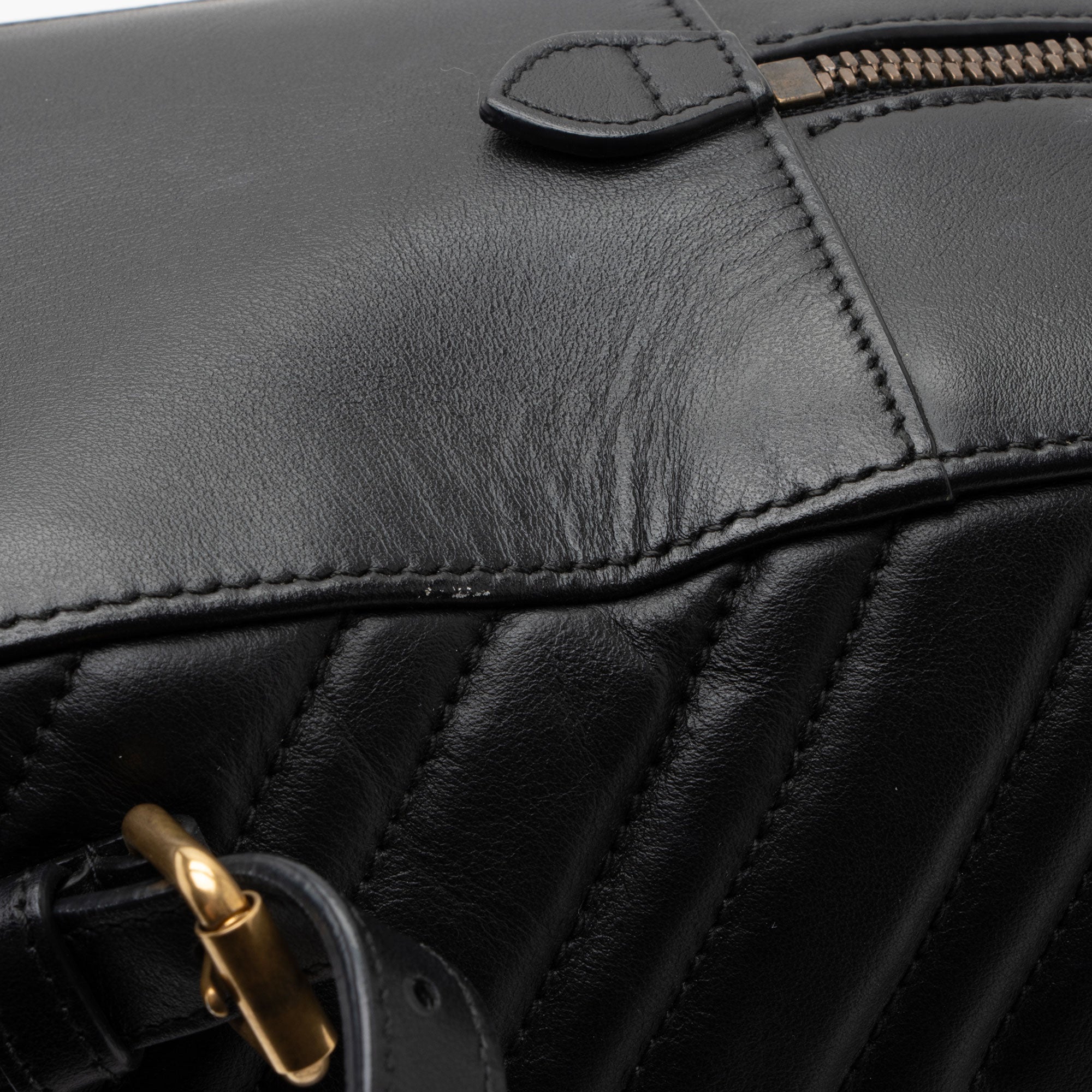 Gucci Matelasse Leather GG Marmont Animal Studs Backpack (SHF-1Xptvj)