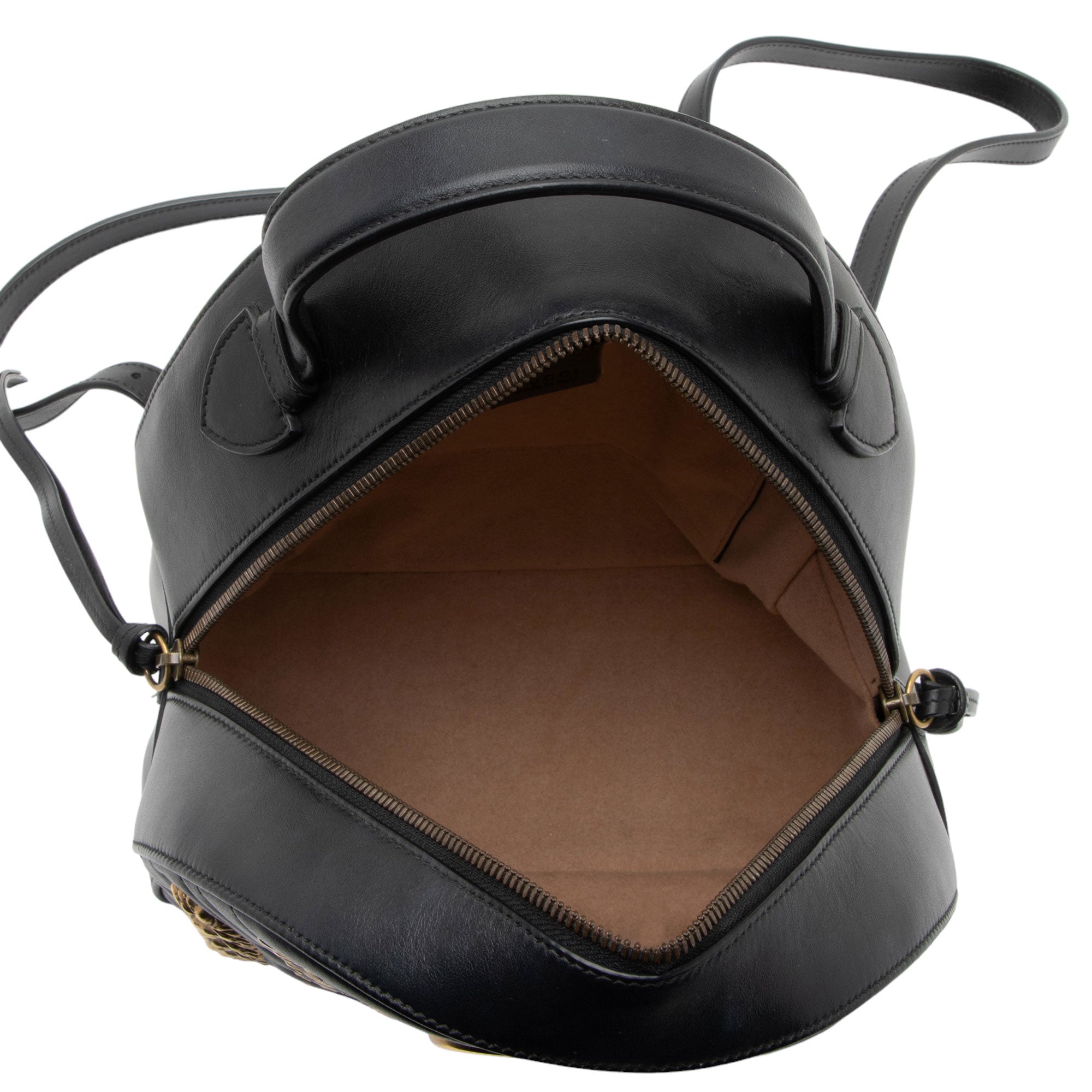 Gucci Matelasse Leather GG Marmont Animal Studs Backpack (SHF-1Xptvj)