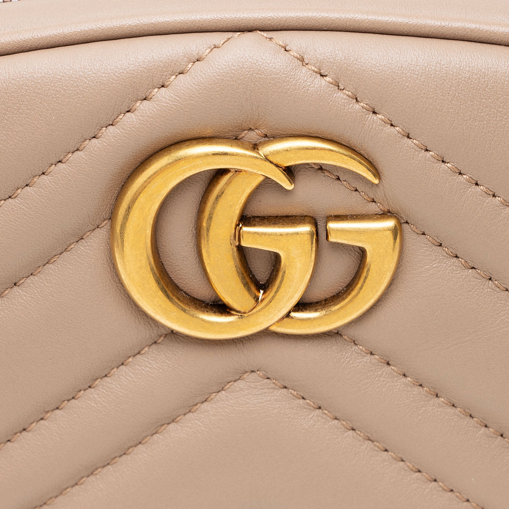 Gucci Matelasse Leather GG Marmont Belt Bag - Size 30 / 75