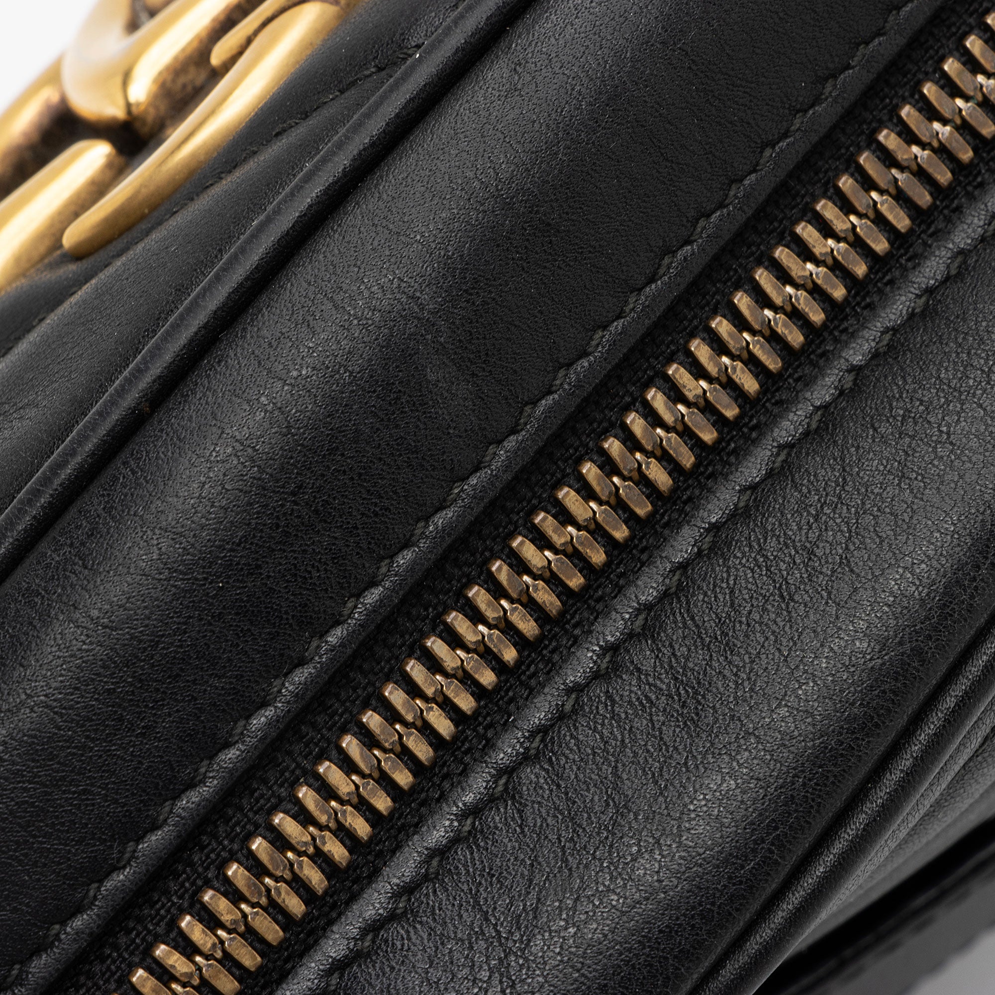 Gucci Matelasse Leather GG Marmont Belt Bag - Size 34 / 85 (SHF-sypfnp)