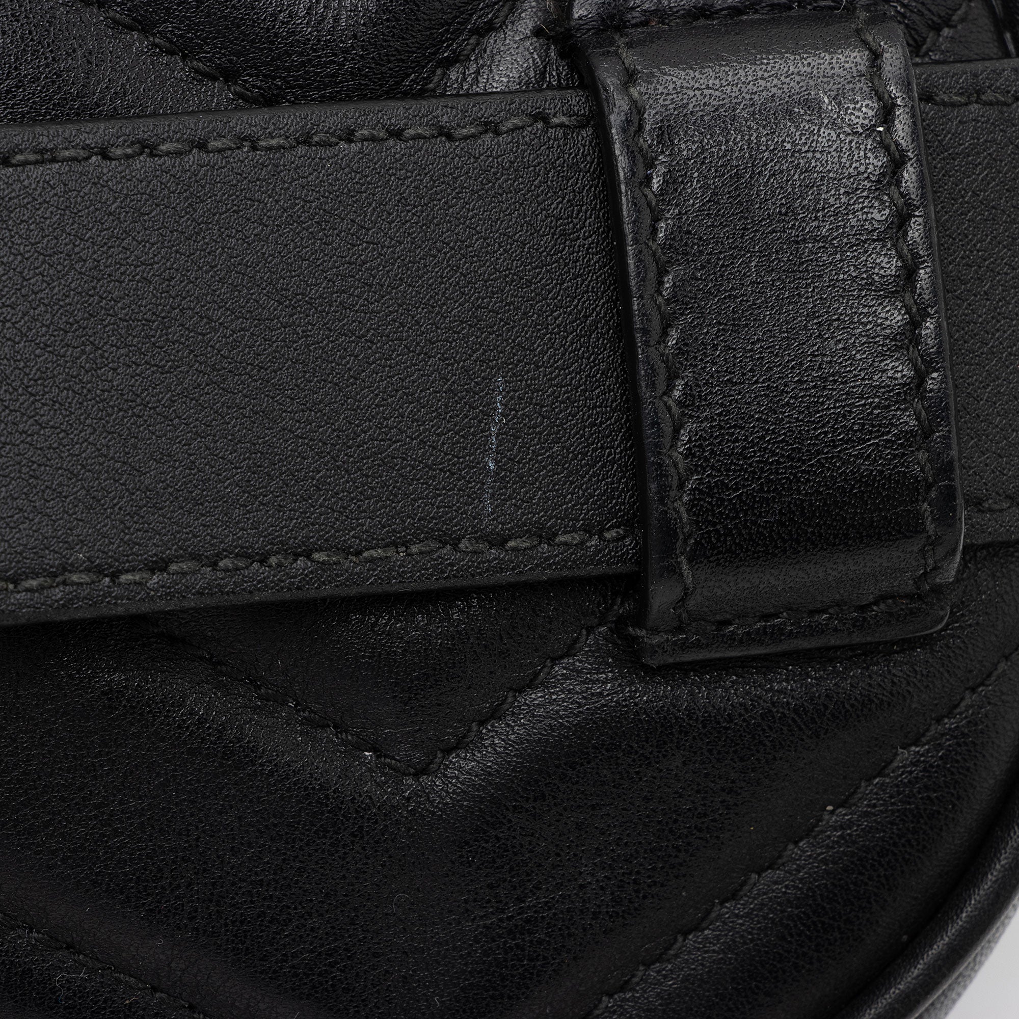 Gucci Matelasse Leather GG Marmont Belt Bag - Size 34 / 85 (SHF-sypfnp)