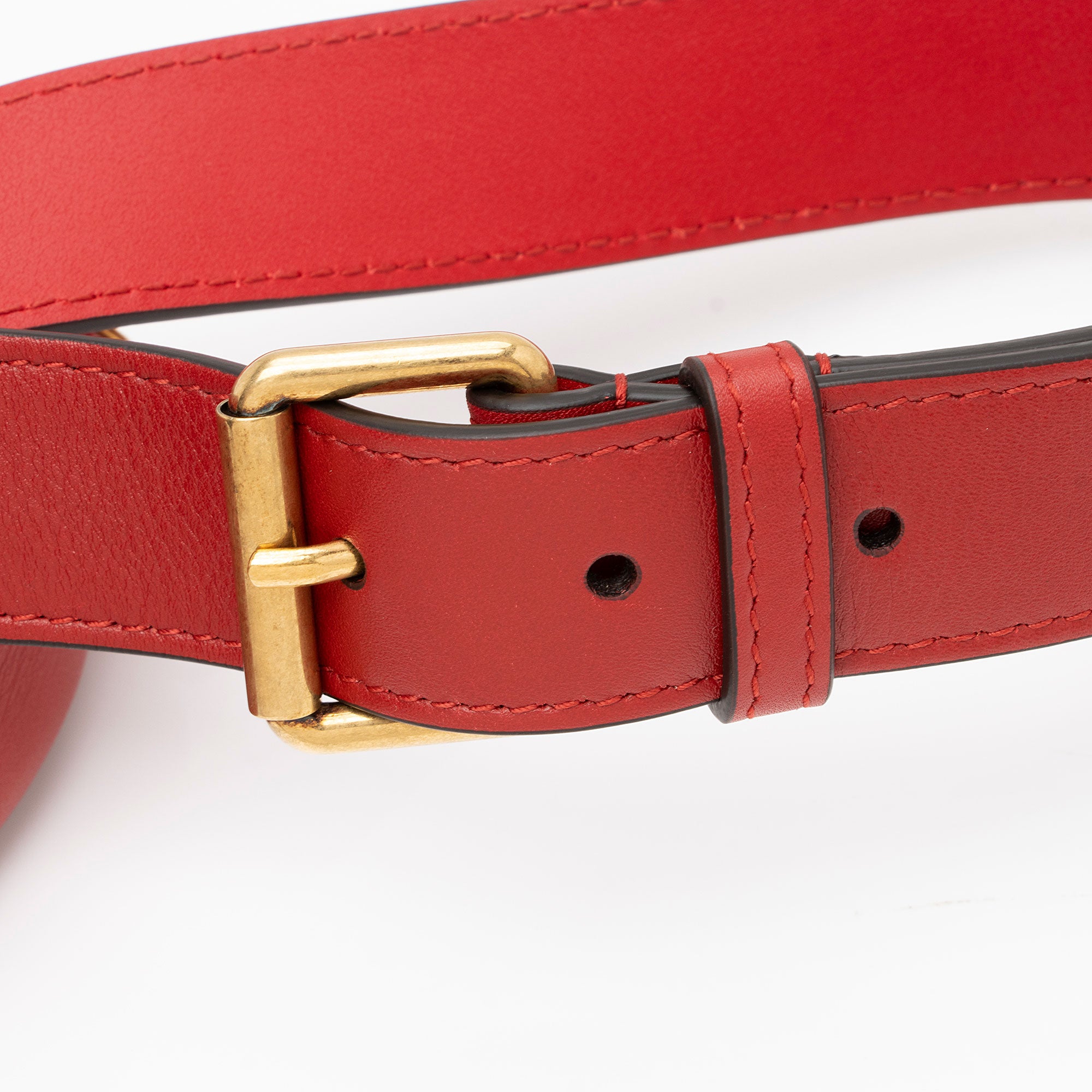 Gucci Matelasse Leather GG Marmont Belt Bag - Size 34 / 85 (SHF-xF7VUV)