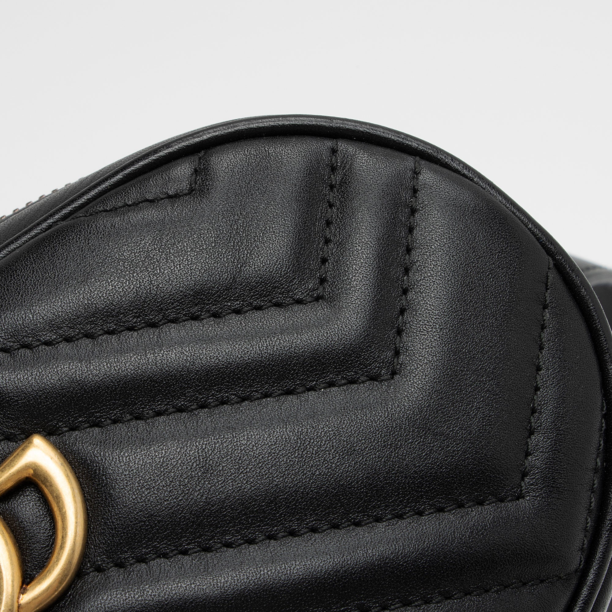 Gucci Matelasse Leather GG Marmont Belt Bag - Size 34 / 85 (SHF-vdStlP)