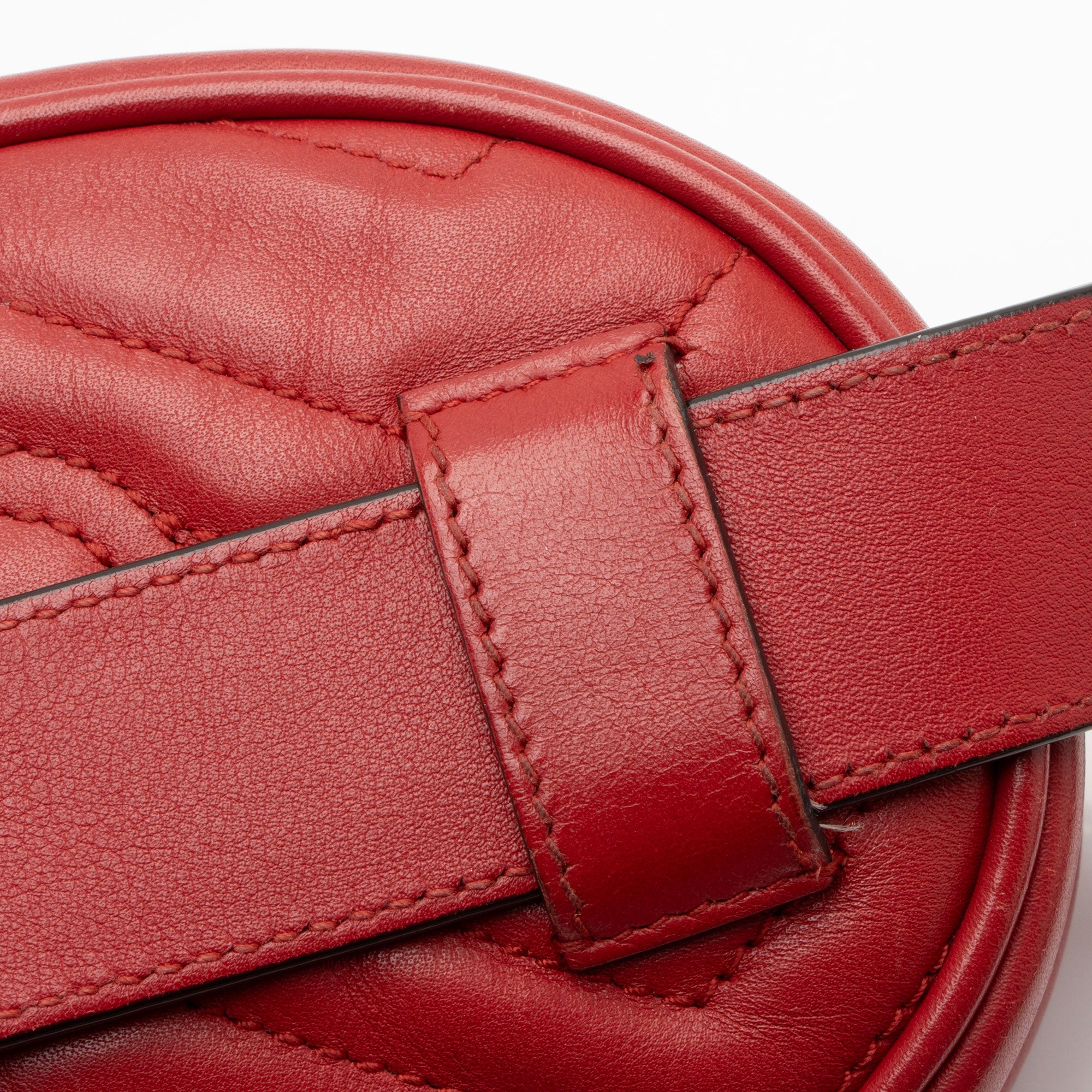 Gucci Matelasse Leather GG Marmont Belt Bag - Size 38 / 95 (SHF-DYUhgU)