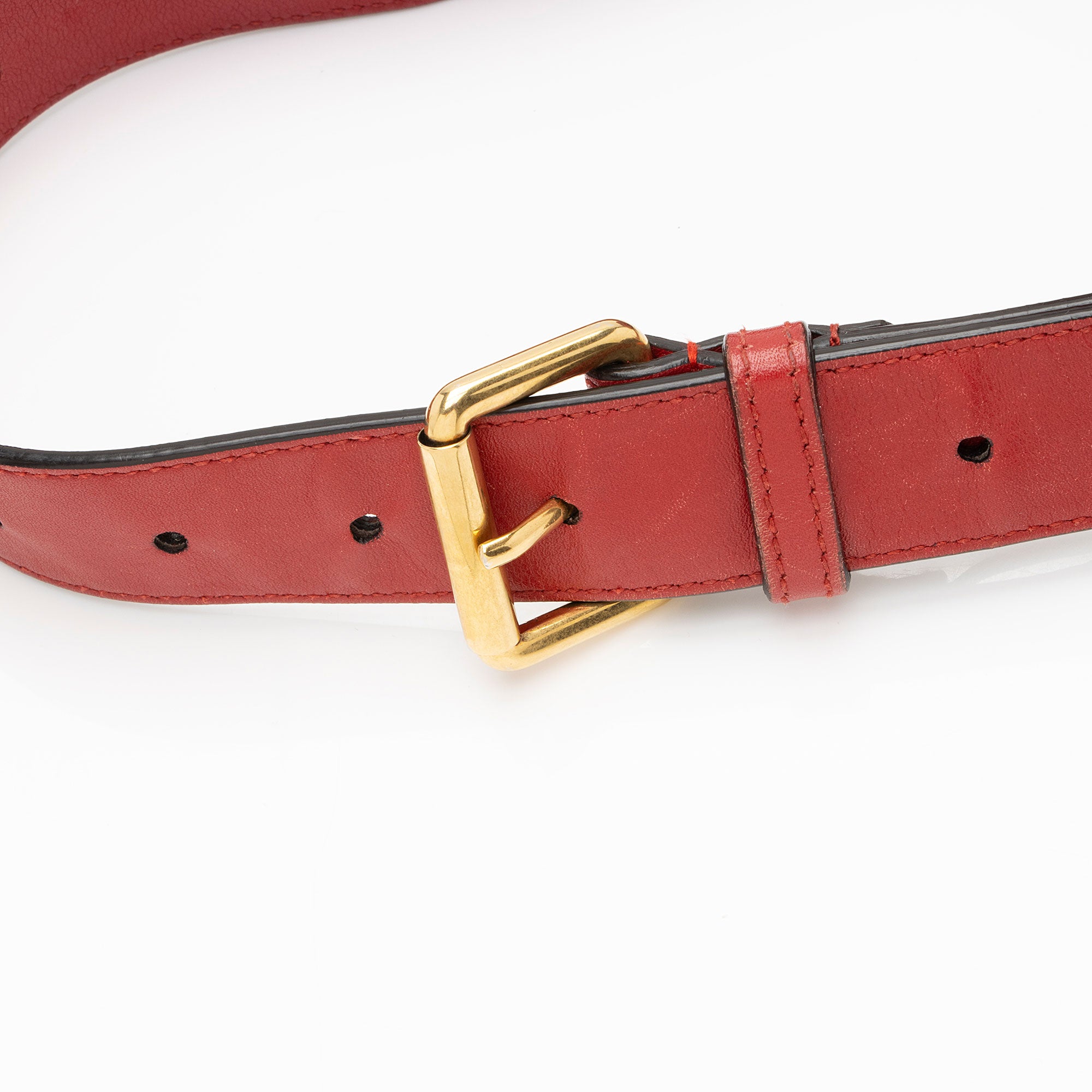 Gucci Matelasse Leather GG Marmont Belt Bag - Size 38 / 95 (SHF-DYUhgU)
