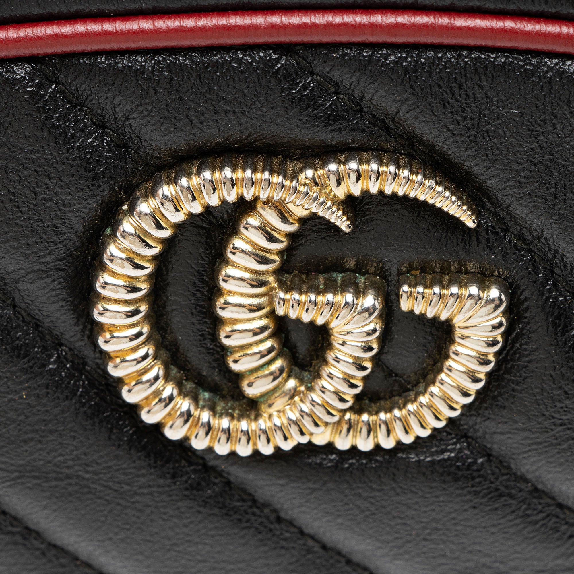 Gucci Matelasse Leather GG Marmont Belt Bag - Size 95