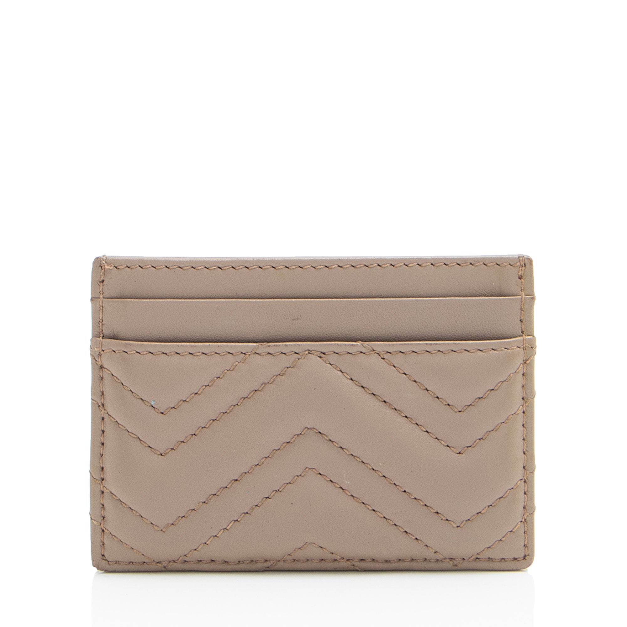 Gucci Matelasse Leather GG Marmont Card Case