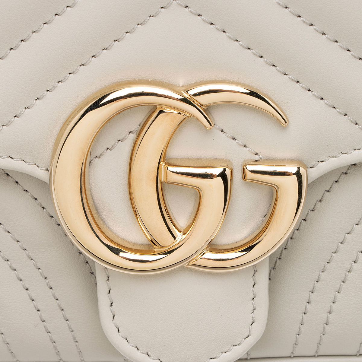 Gucci Matelasse Leather GG Marmont Chain Mini Top Handle
