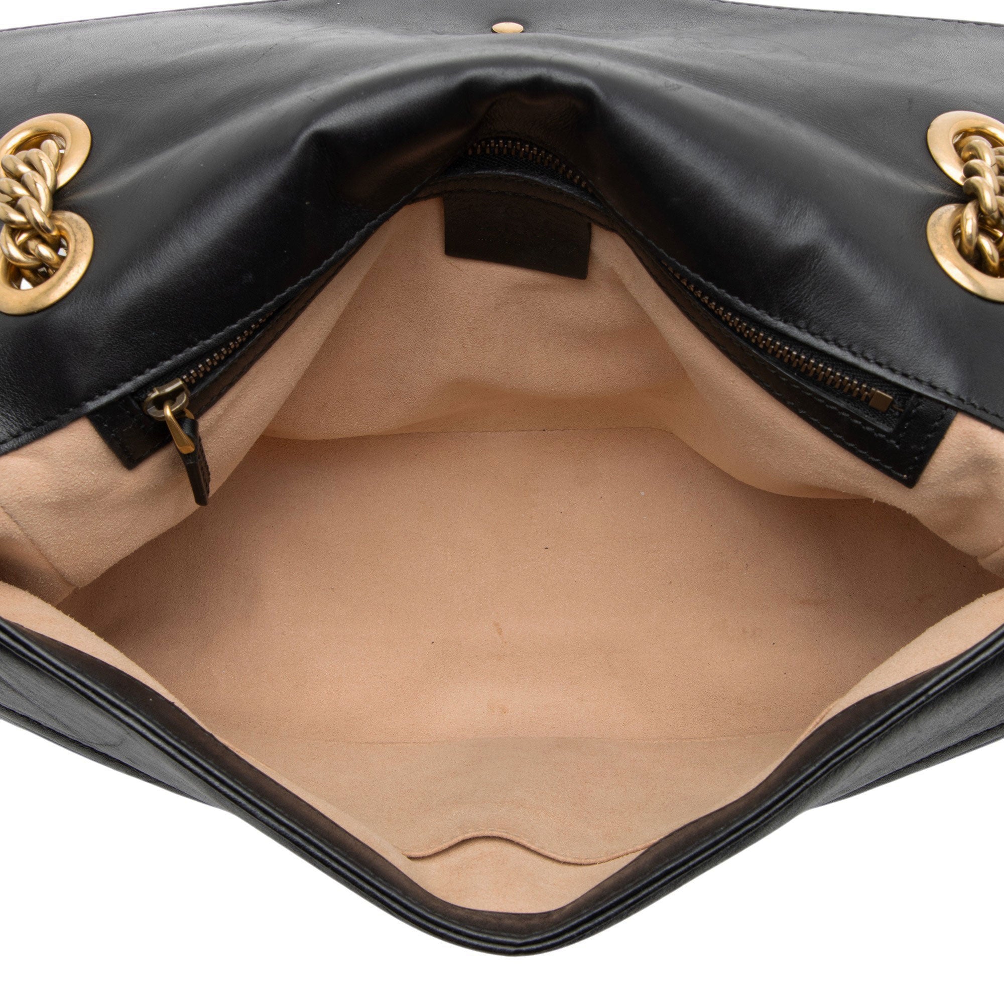 Gucci Matelasse Leather GG Marmont Large Flap Bag