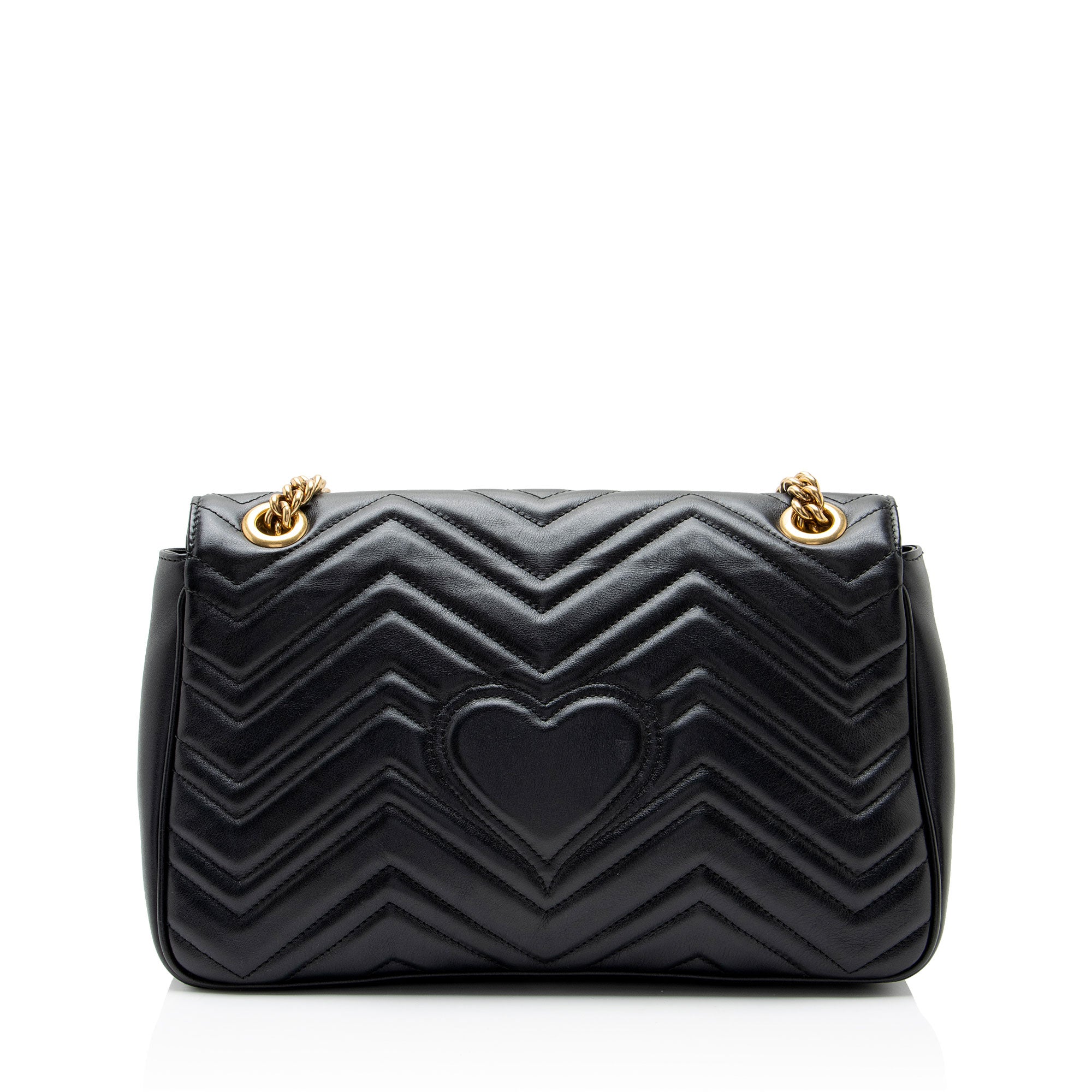Gucci Matelasse Leather GG Marmont Large Flap Bag
