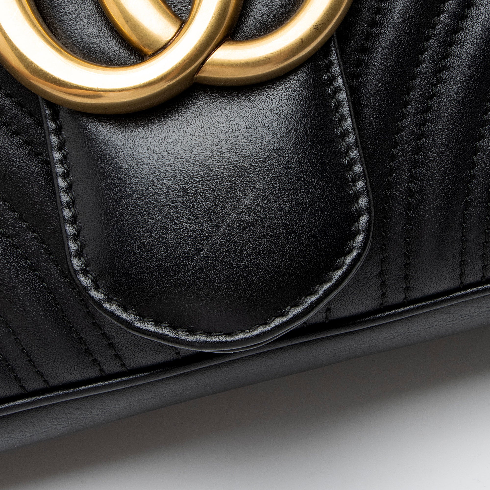 Gucci Matelasse Leather GG Marmont Large Flap Bag
