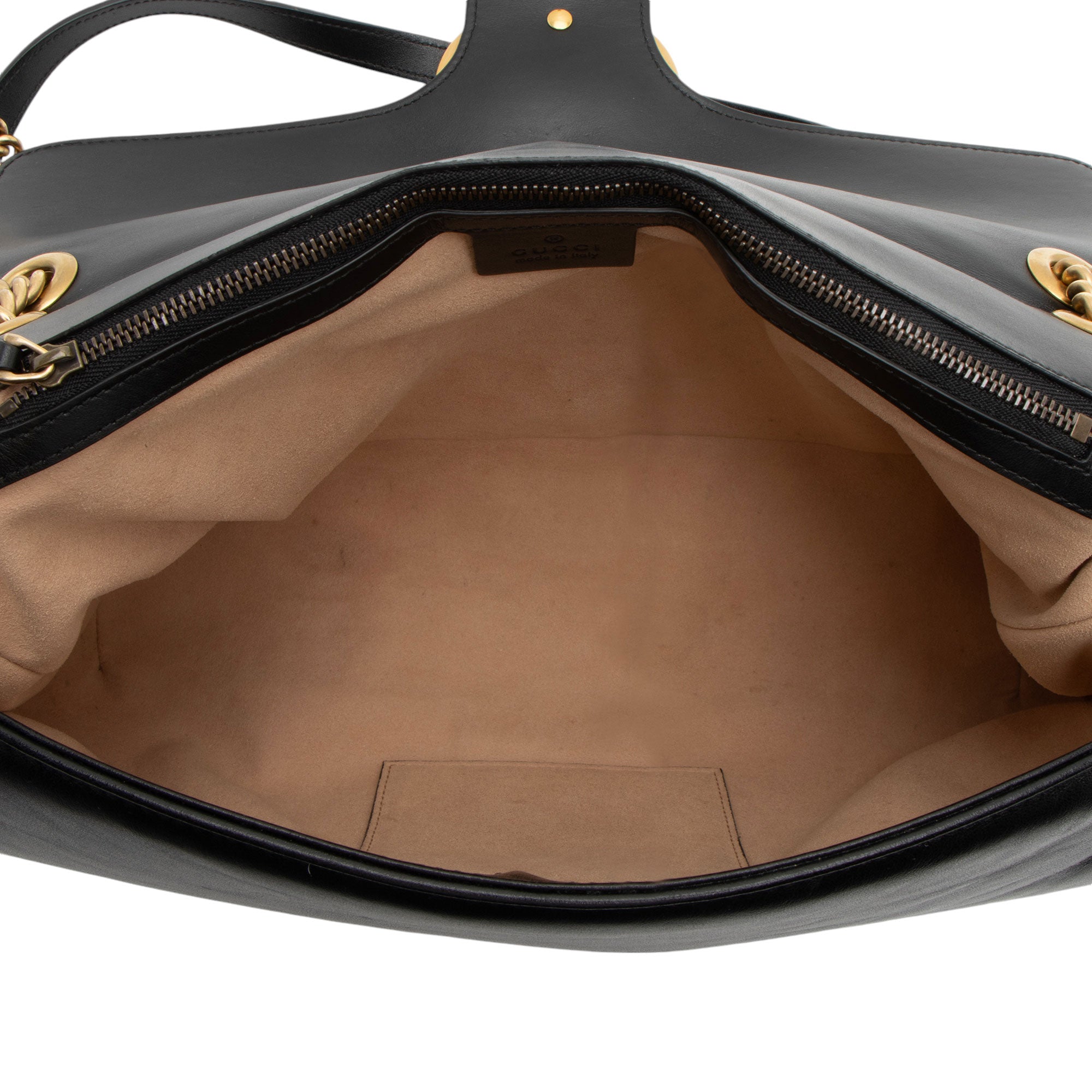 Gucci Matelasse Leather GG Marmont Large Flap Bag