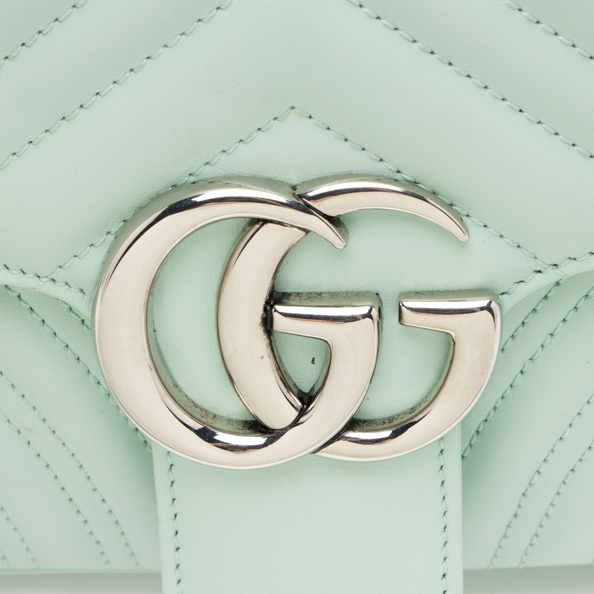 Gucci Matelasse Leather GG Marmont Medium Flap Bag