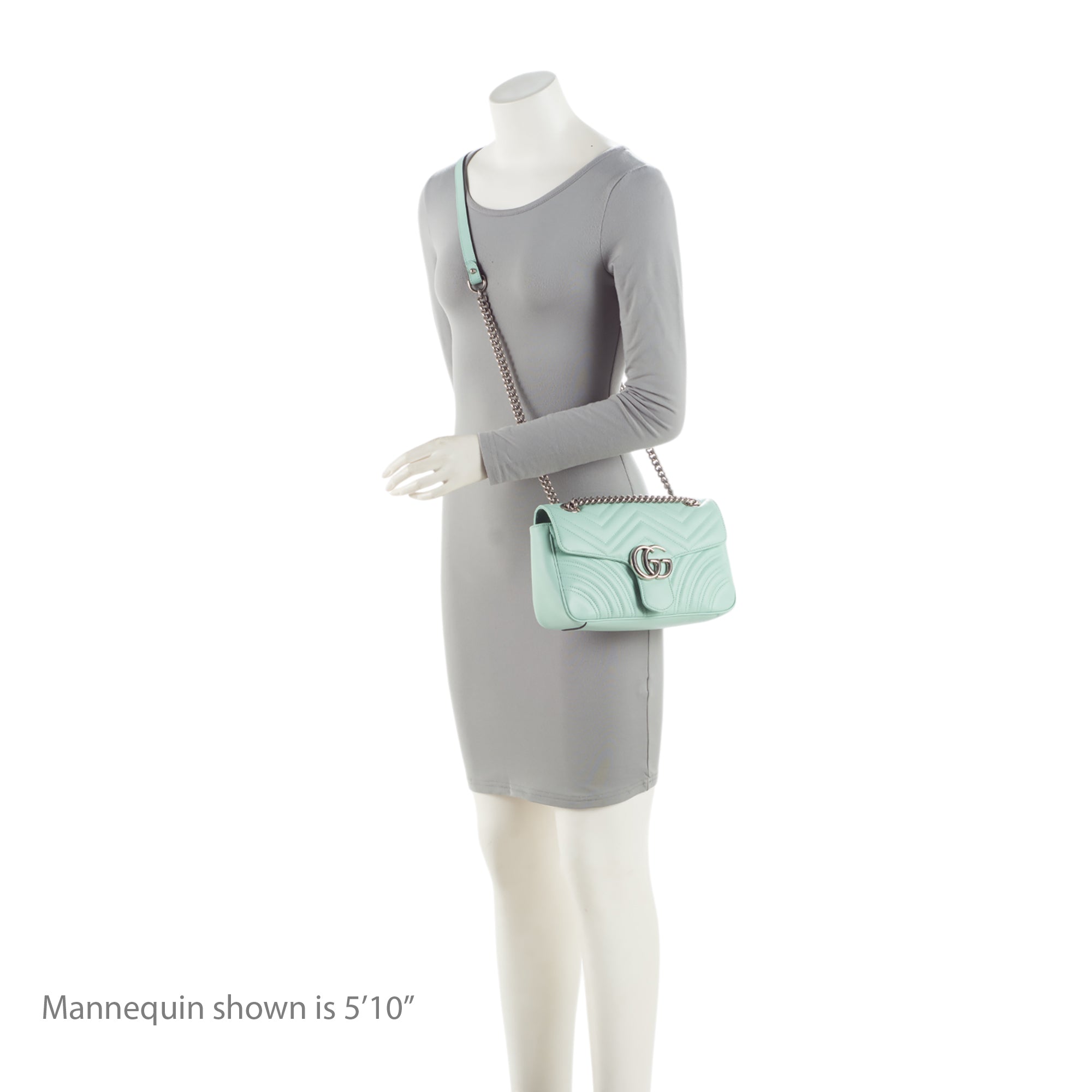 Gucci Matelasse Leather GG Marmont Medium Flap Bag