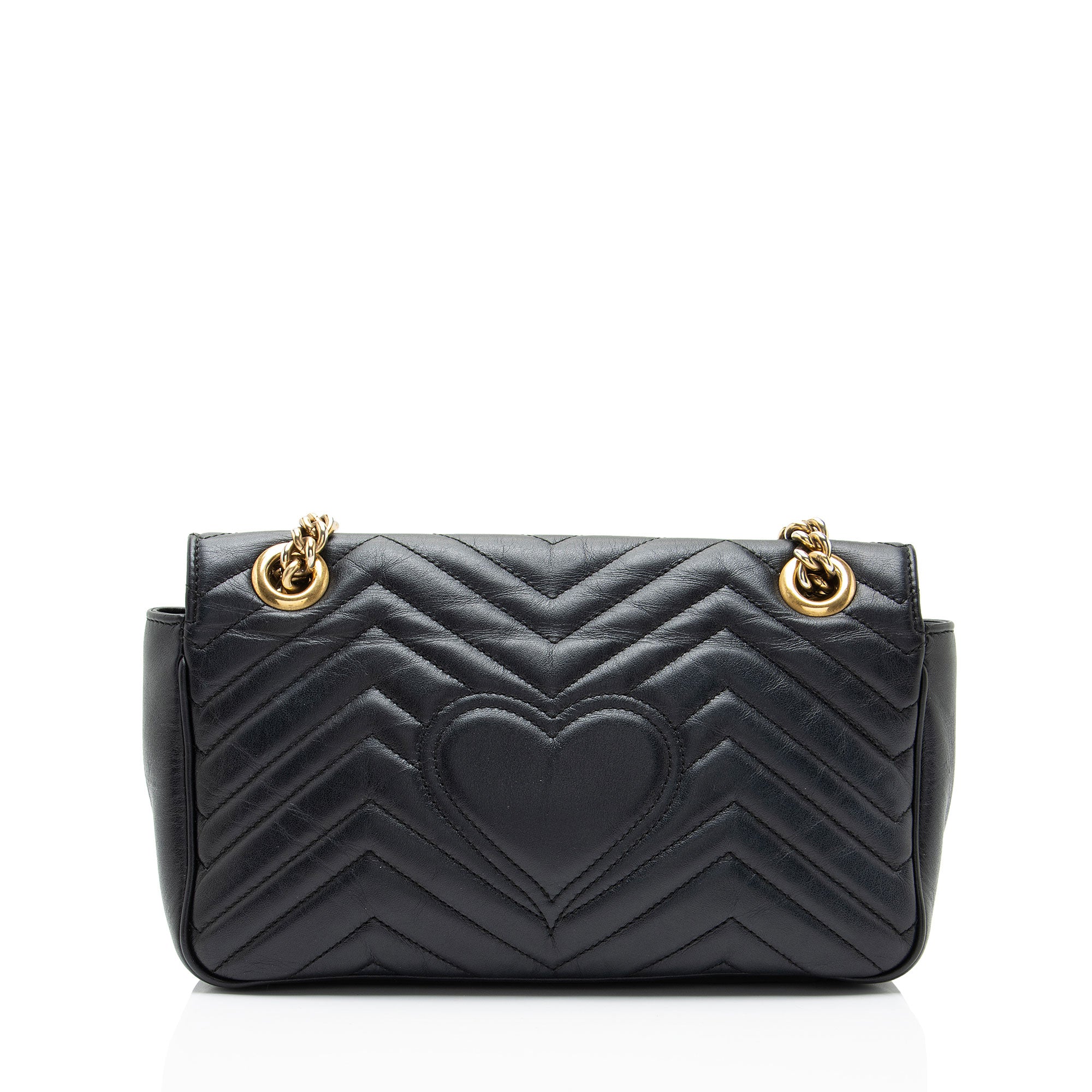 Gucci Matelasse Leather GG Marmont Medium Flap Bag