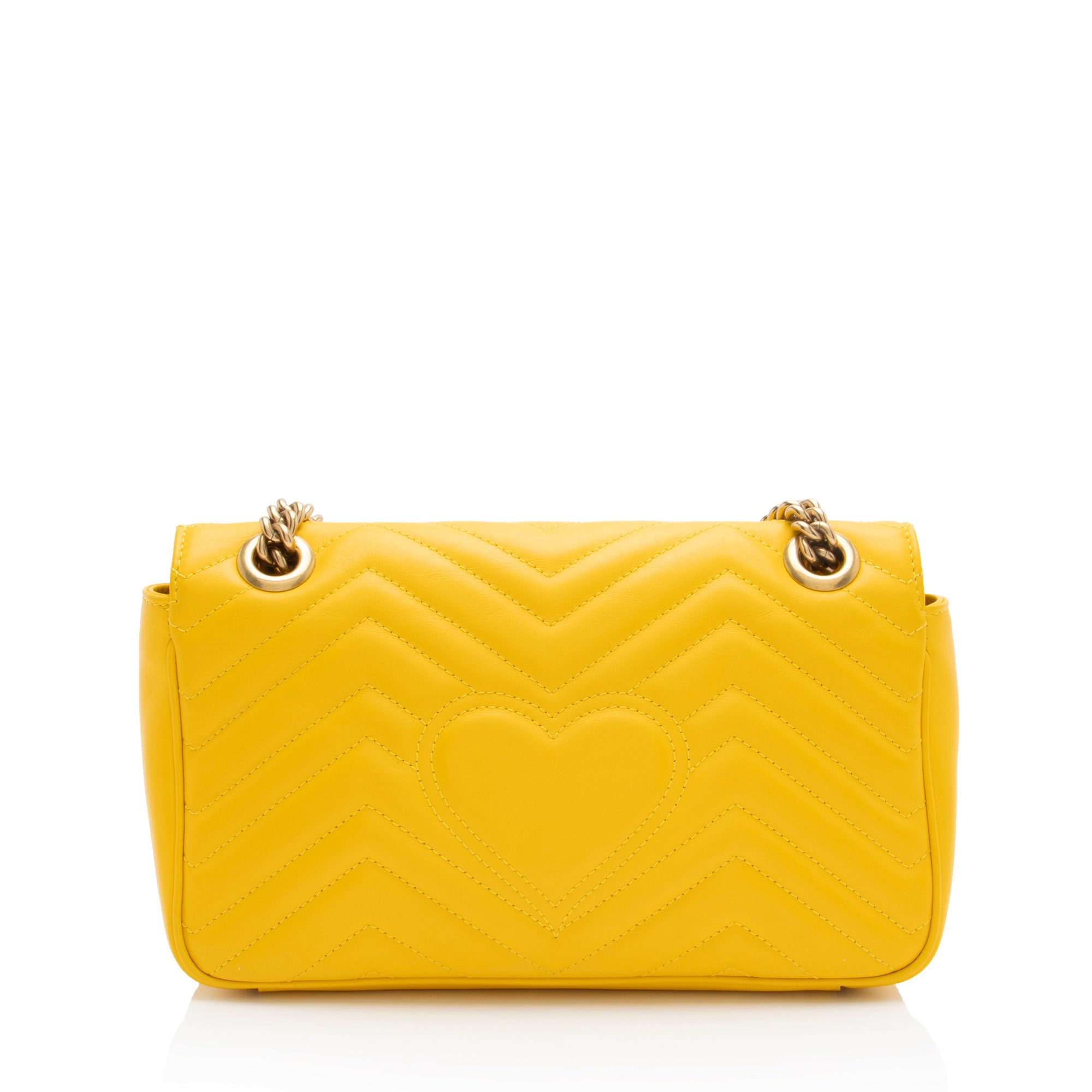 Gucci Matelasse Leather GG Marmont Medium Flap Bag
