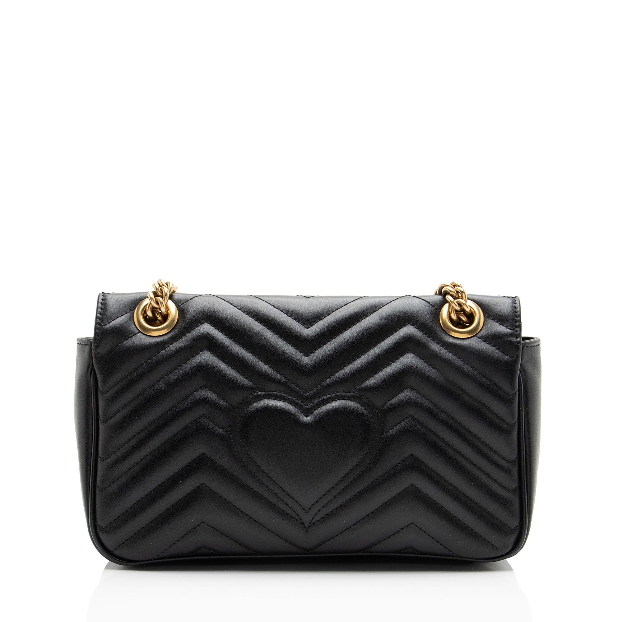 Gucci Matelasse Leather GG Marmont Medium Flap Bag