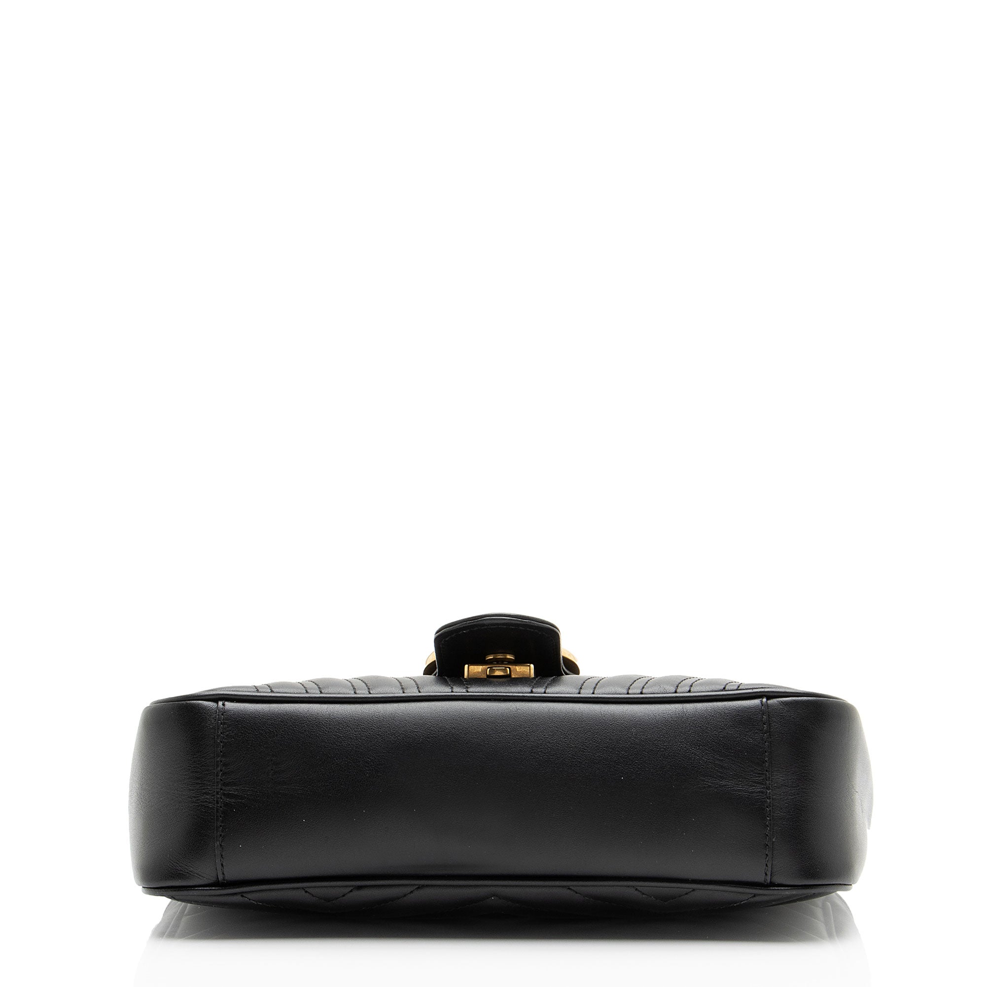 Gucci Matelasse Leather GG Marmont Medium Flap Bag