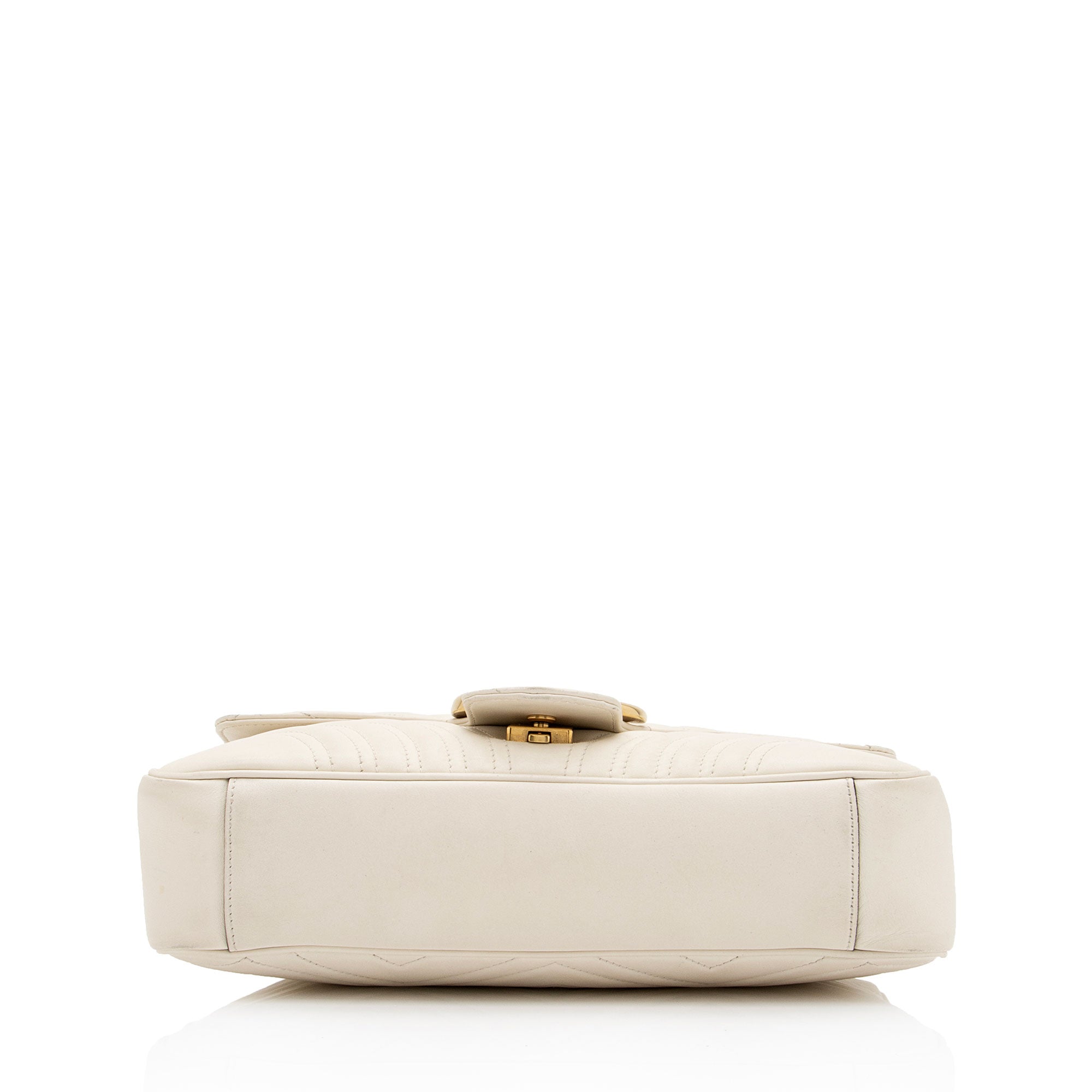 Gucci Matelasse Leather GG Marmont Medium Shoulder Bag (SHF-vZzq6k)