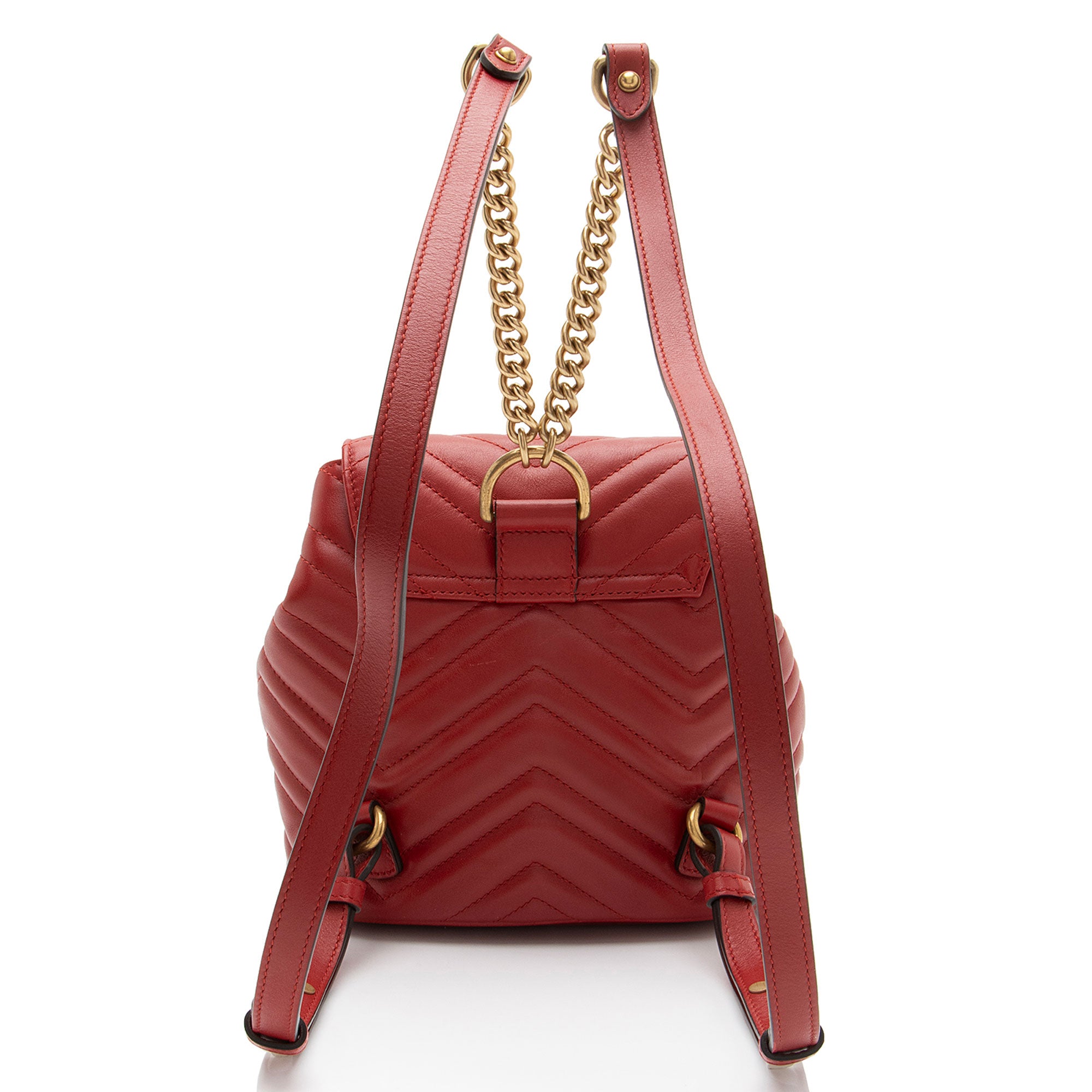 Gucci Matelasse Leather GG Marmont Mini Backpack