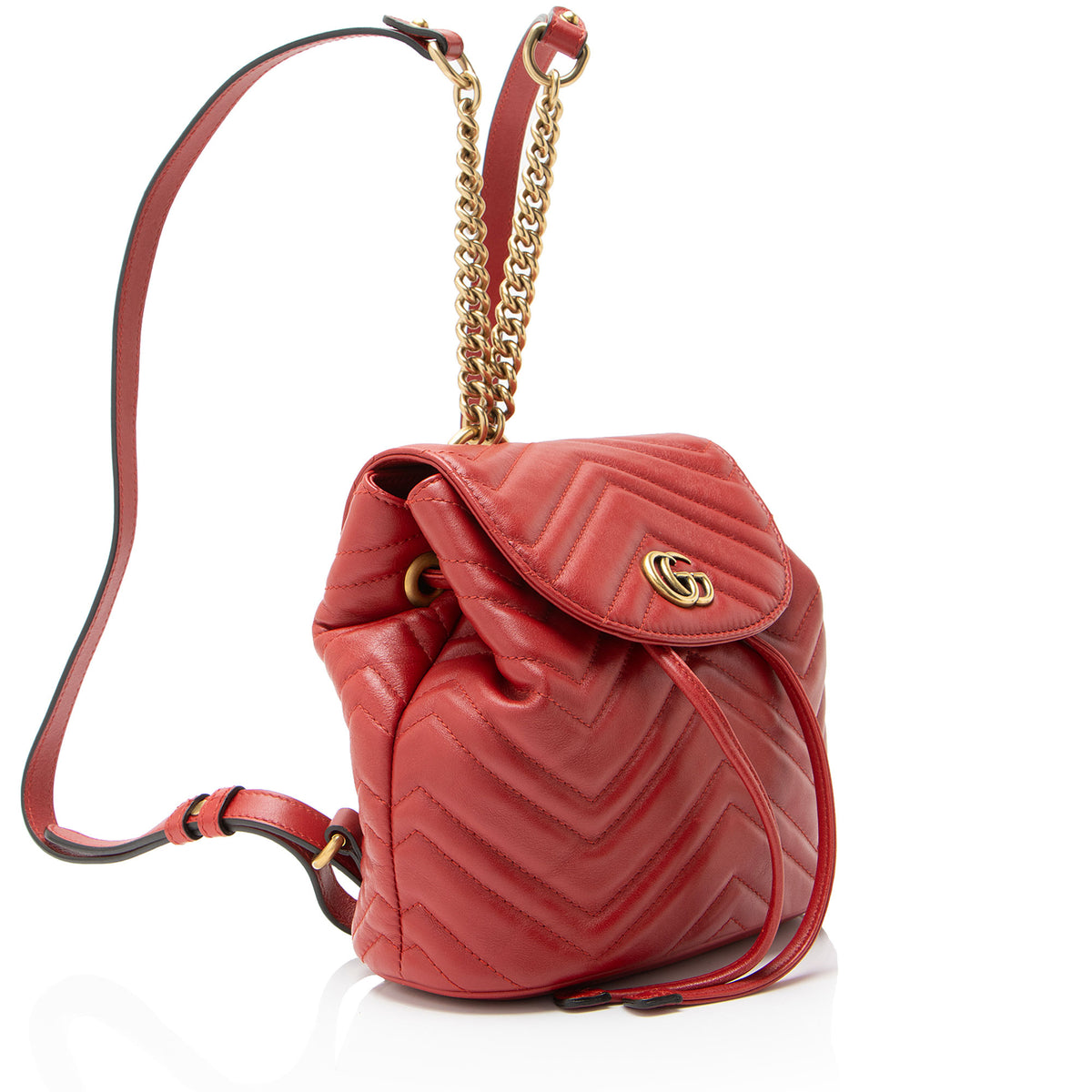 Gucci Matelasse Leather GG Marmont Mini Backpack