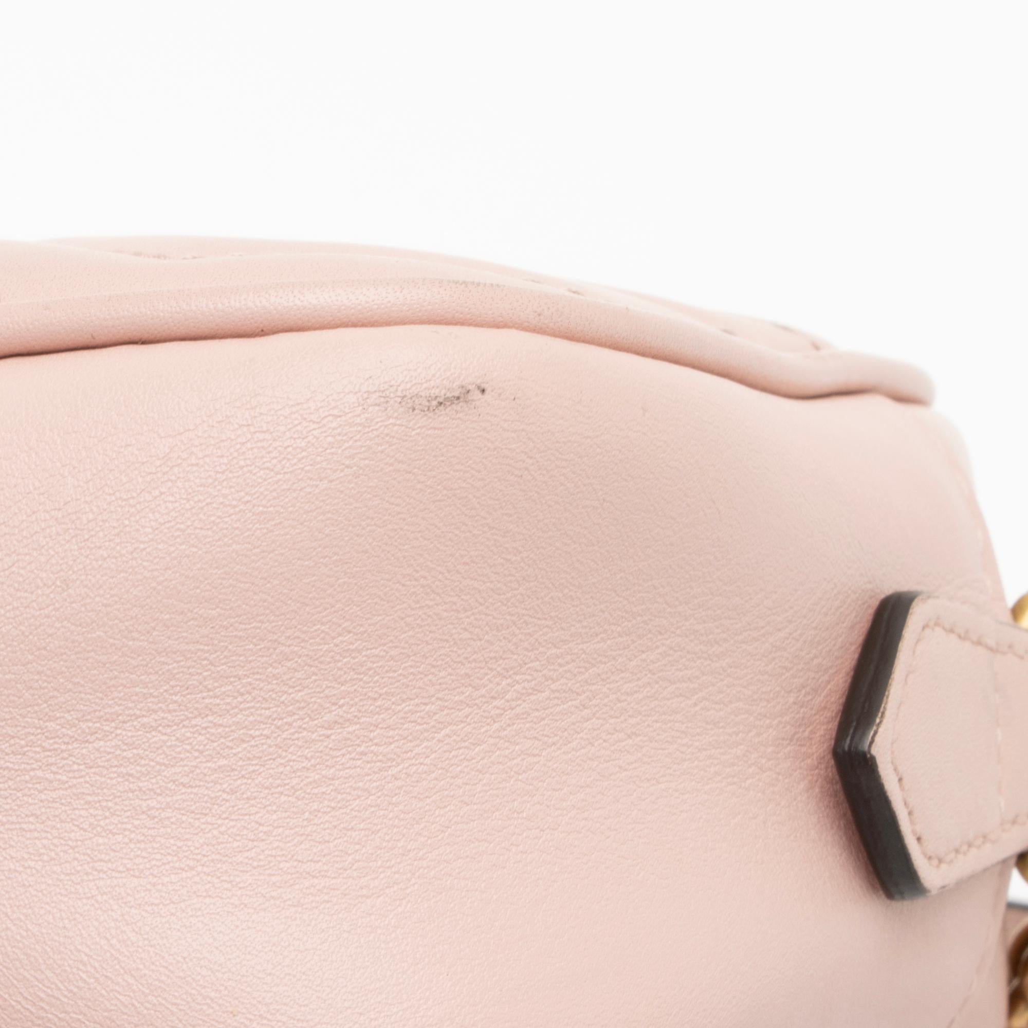 Gucci Matelasse Leather GG Marmont Mini Bag (SHF-23886)