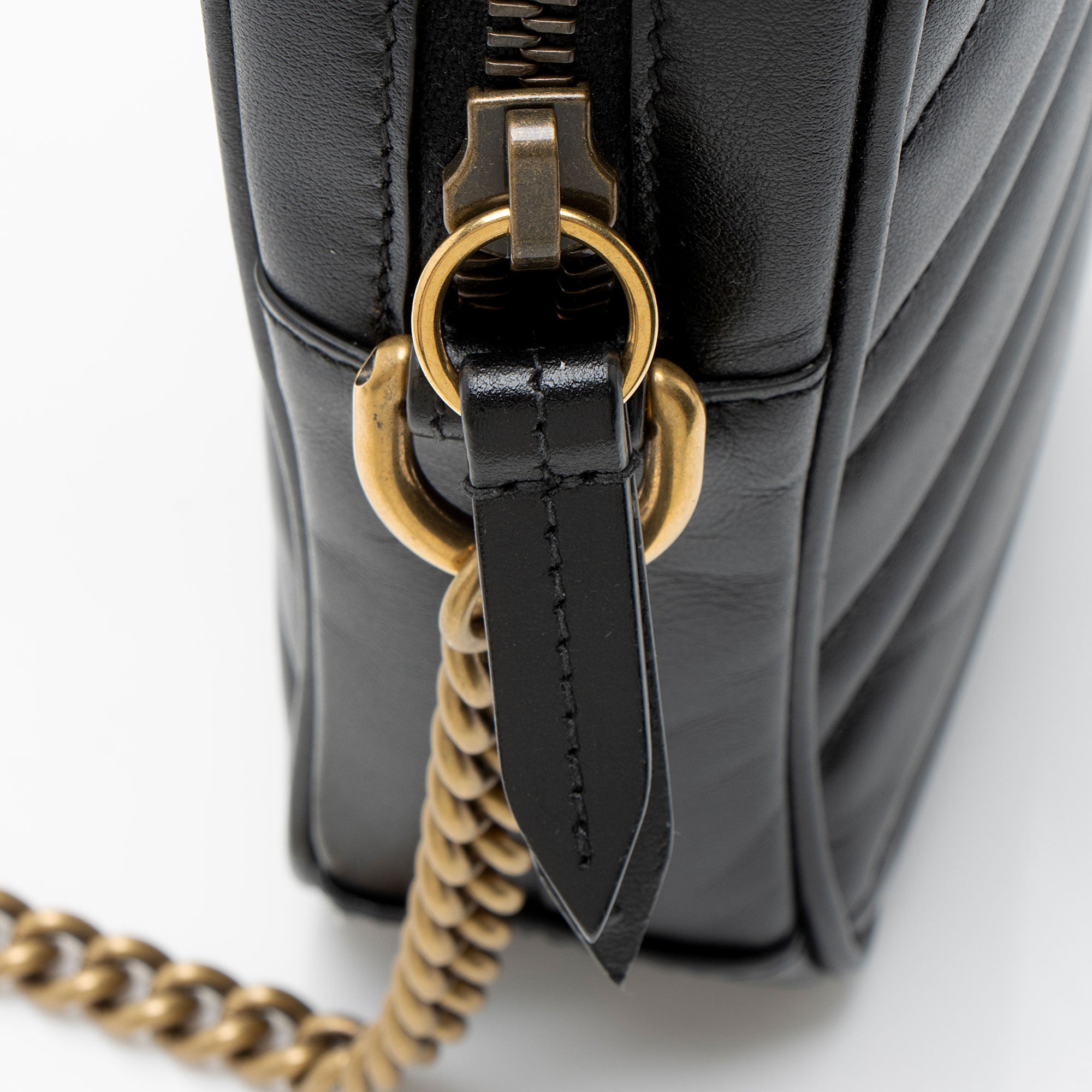 Gucci Matelasse Leather GG Marmont Mini Crossbody