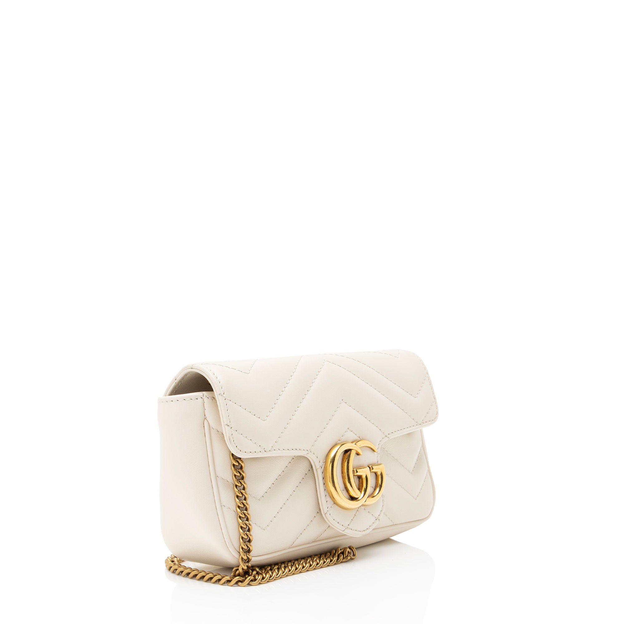 Gucci Matelasse Leather GG Marmont Mini Flap Bag