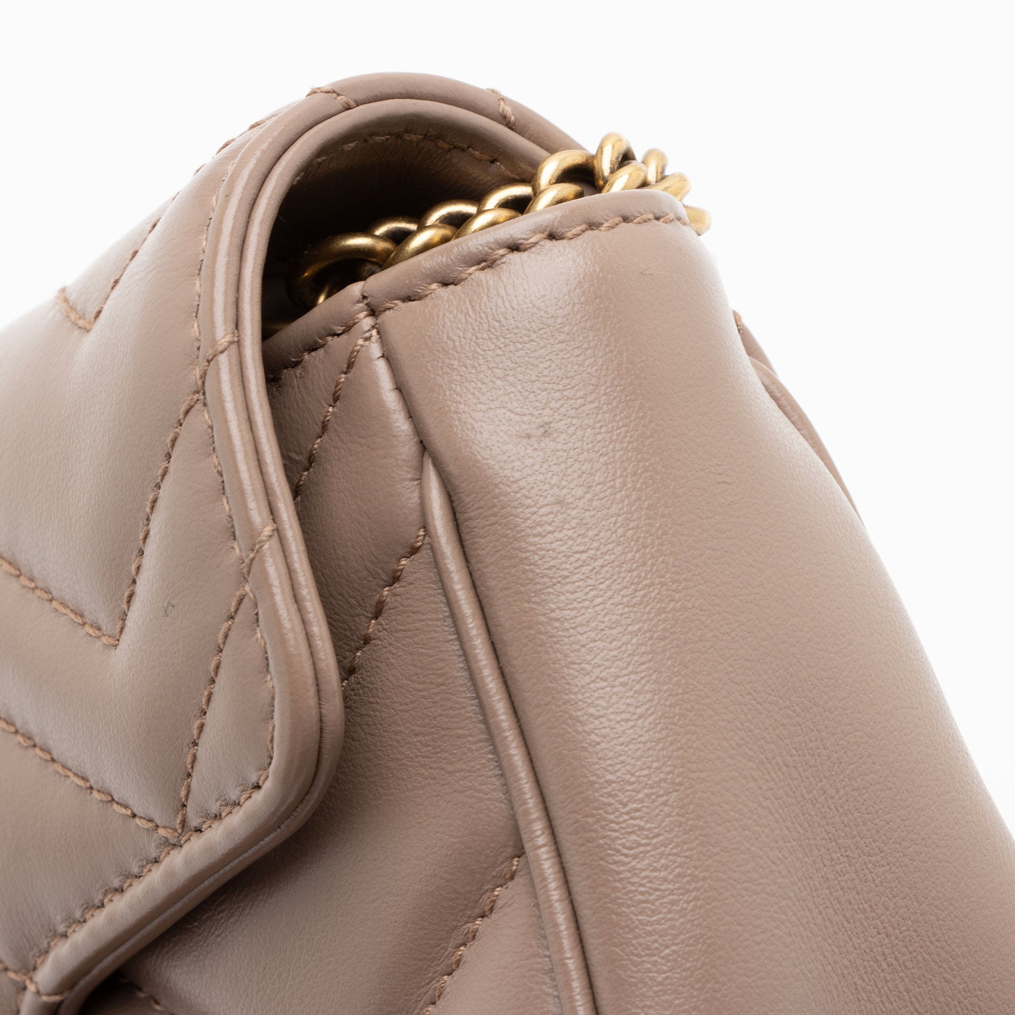 Gucci Matelasse Leather GG Marmont Mini Flap Bag
