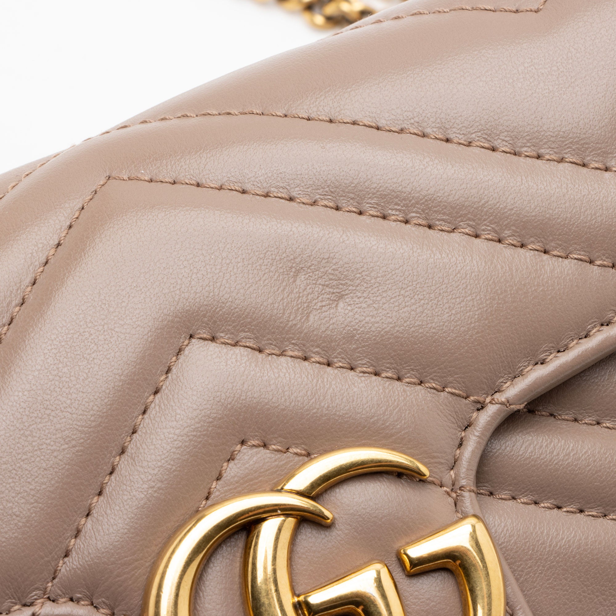 Gucci Matelasse Leather GG Marmont Mini Flap Bag