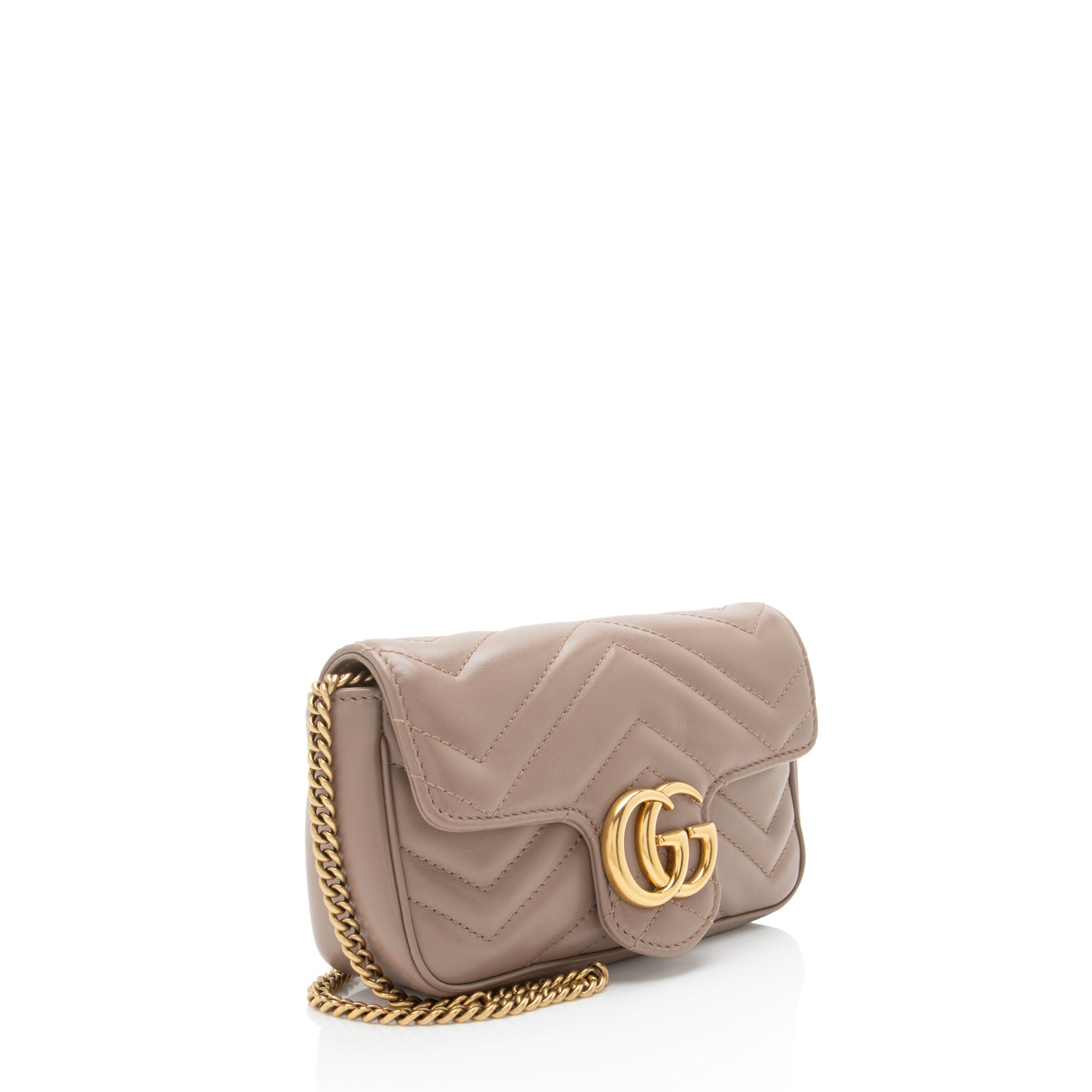 Gucci Matelasse Leather GG Marmont Mini Flap Bag