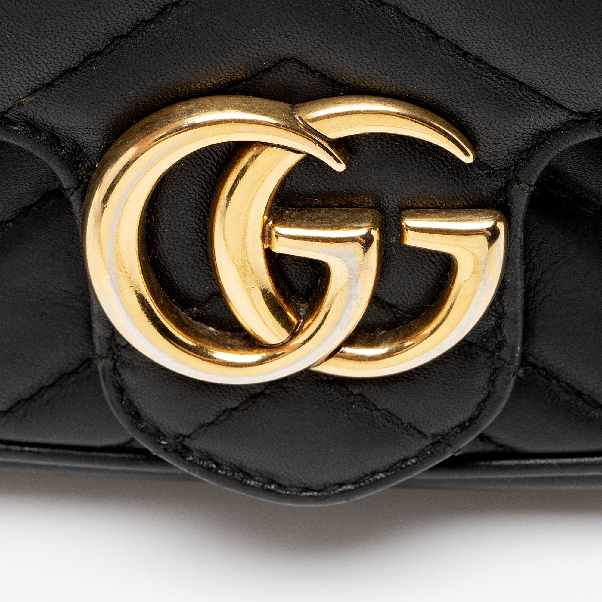 Gucci Matelasse Leather GG Marmont Mini Flap Bag