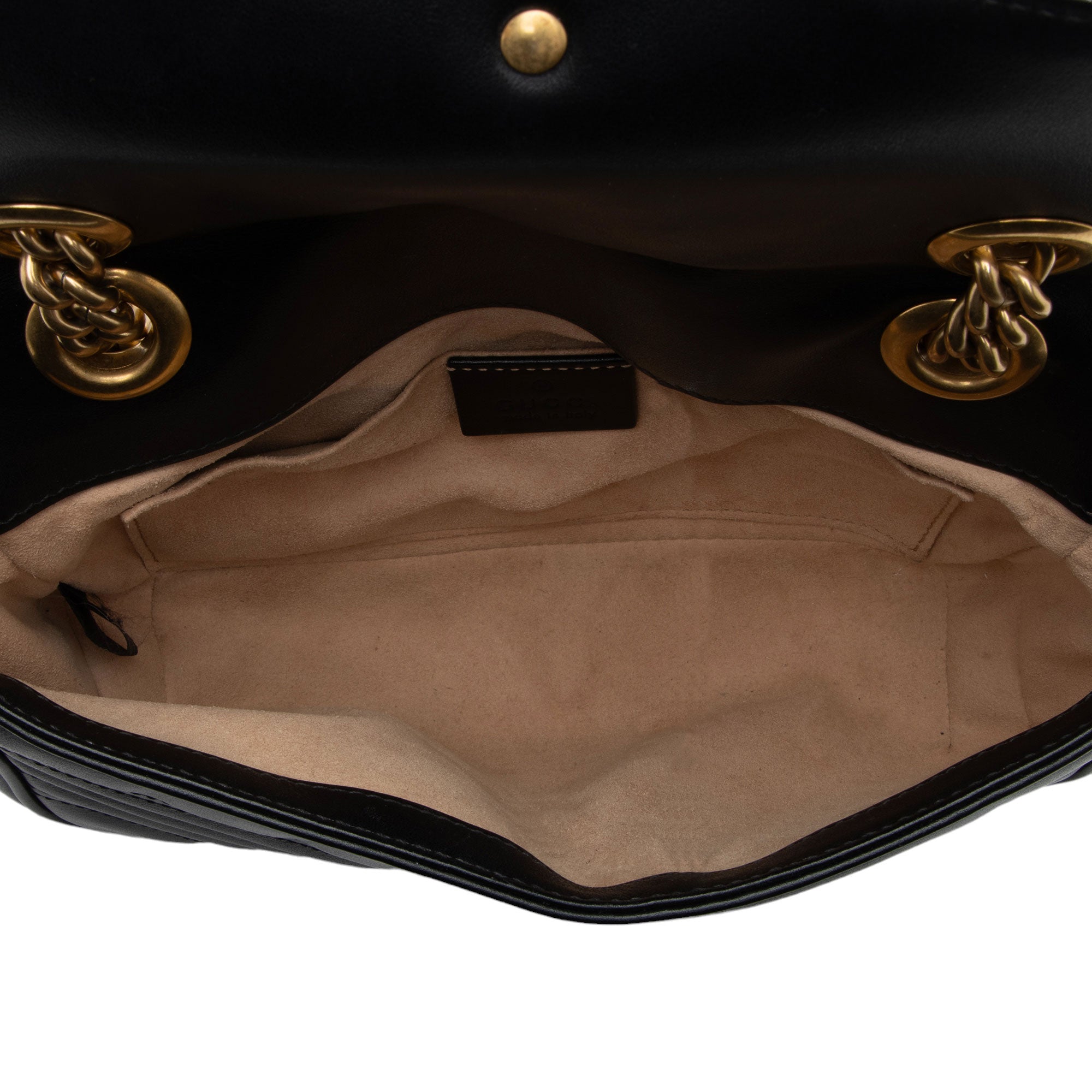 Gucci Matelasse Leather GG Marmont Mini Flap Bag (SHF-3BWamx)