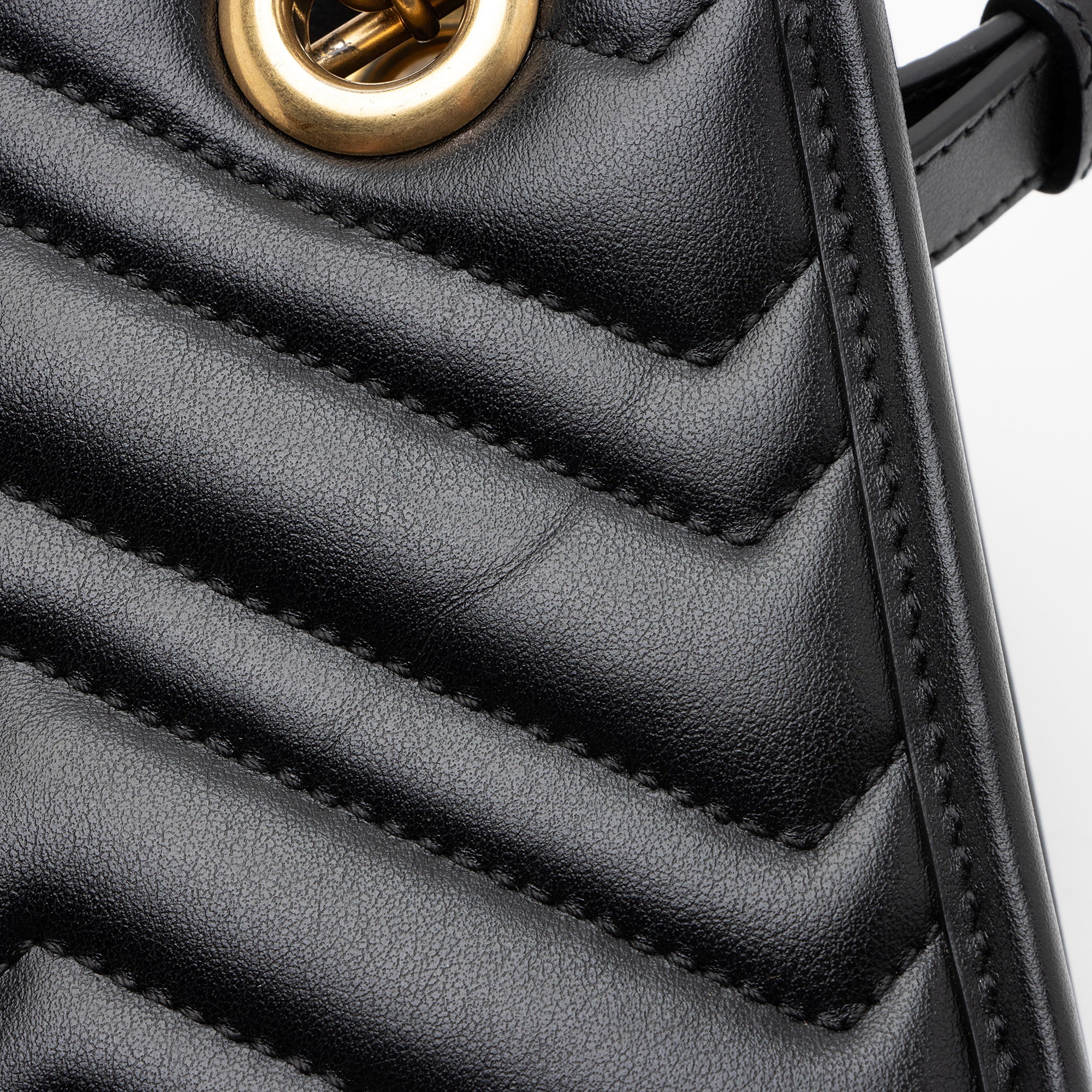 Gucci Matelasse Leather GG Marmont Mini Tote