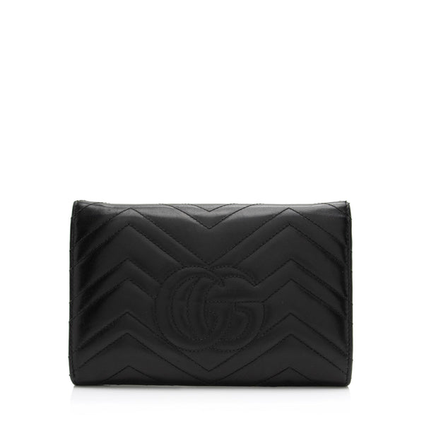 Gucci GG Marmont matelassé keychain wallet