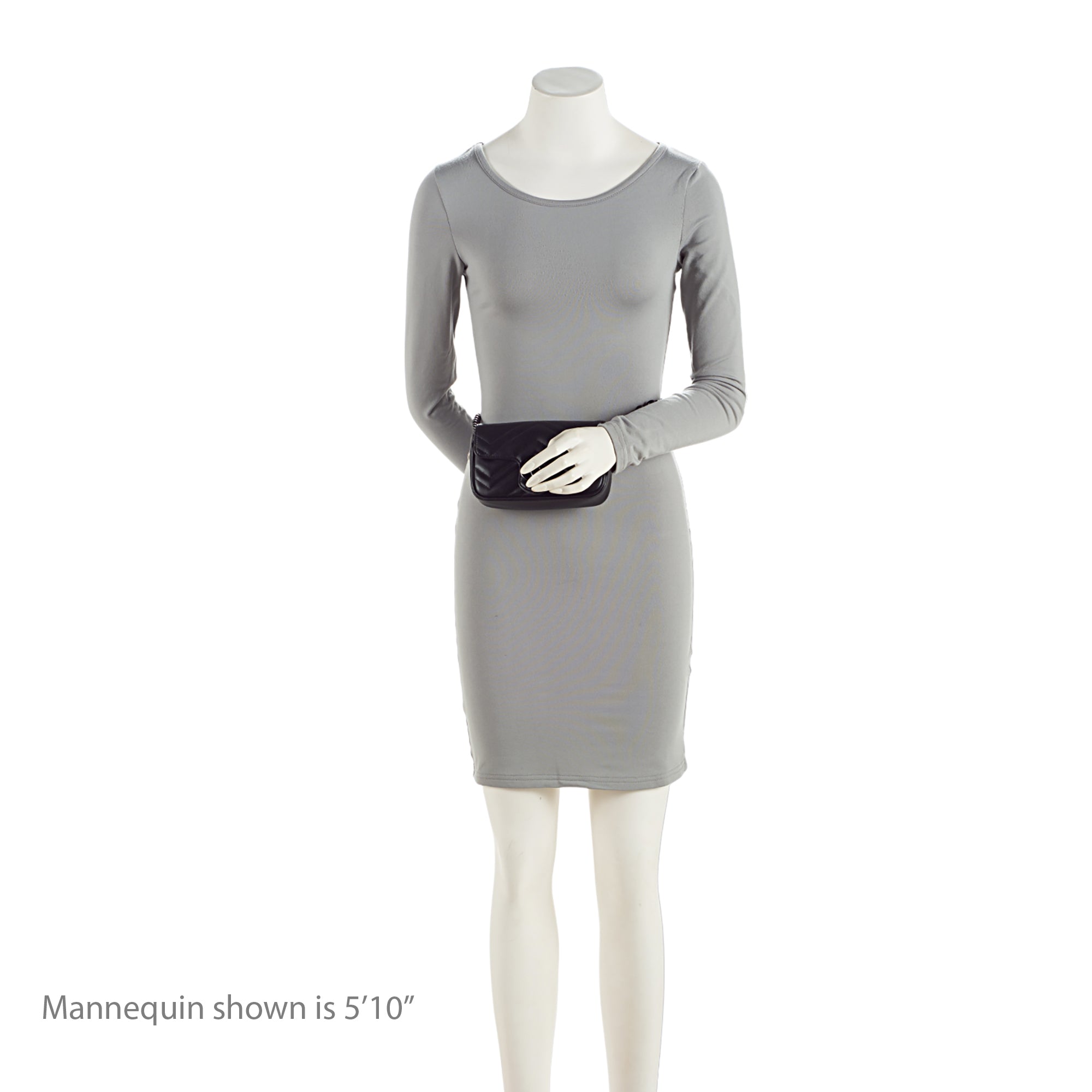 Gucci Matelasse Leather GG Marmont Monochrome Belt Bag (SHF-2itioi)