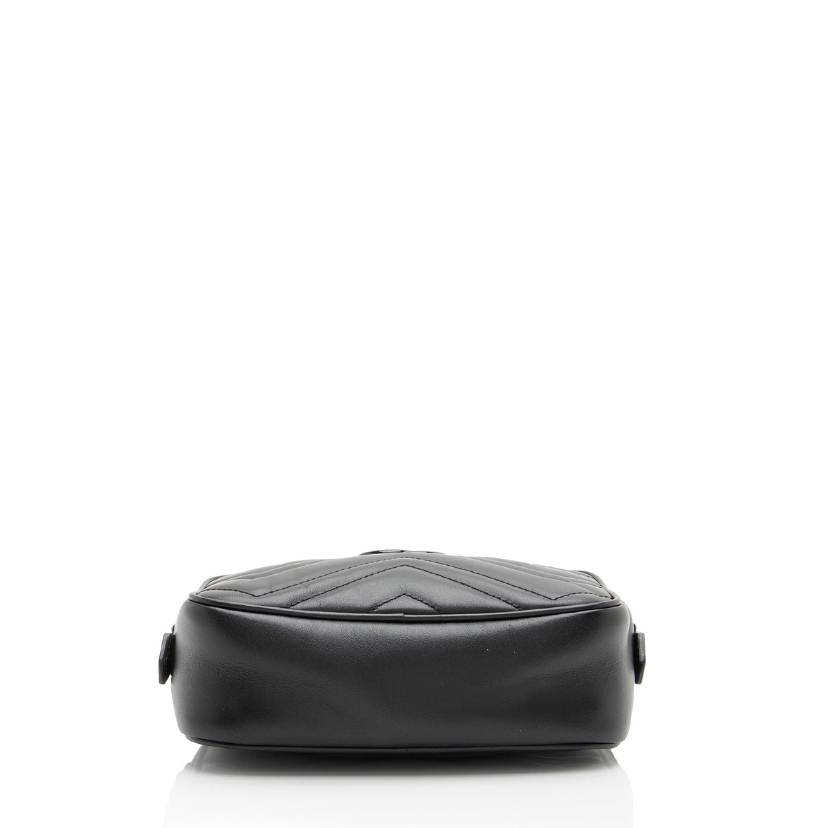 Gucci Matelasse Leather GG Marmont Monochrome Mini Camera Bag