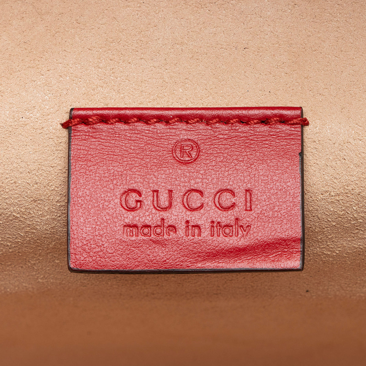 Gucci Matelasse Leather GG Marmont Round Mini Backpack