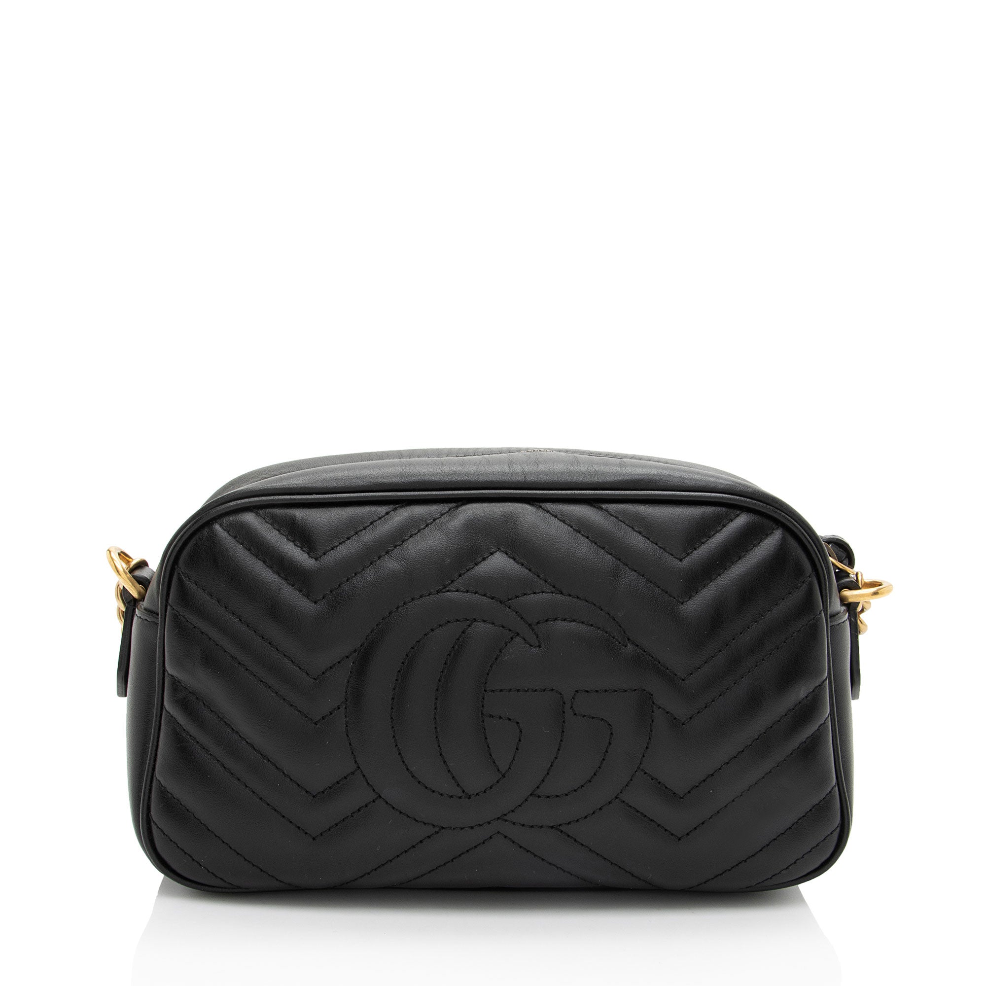 Gucci Matelasse Leather GG Marmont Small Camera Bag