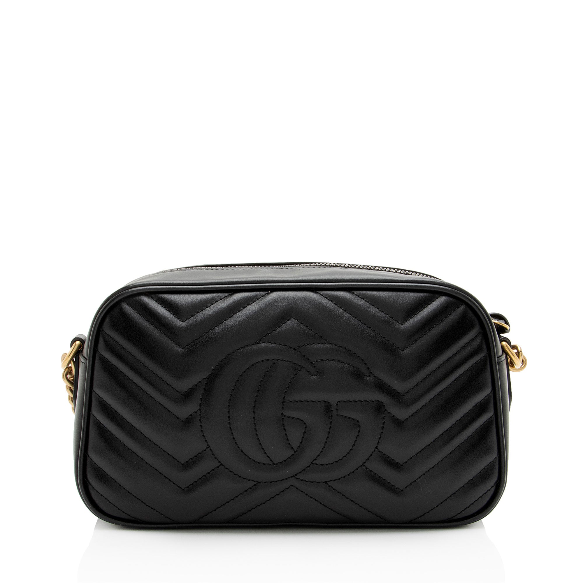 Gucci Matelasse Leather GG Marmont Small Camera Bag