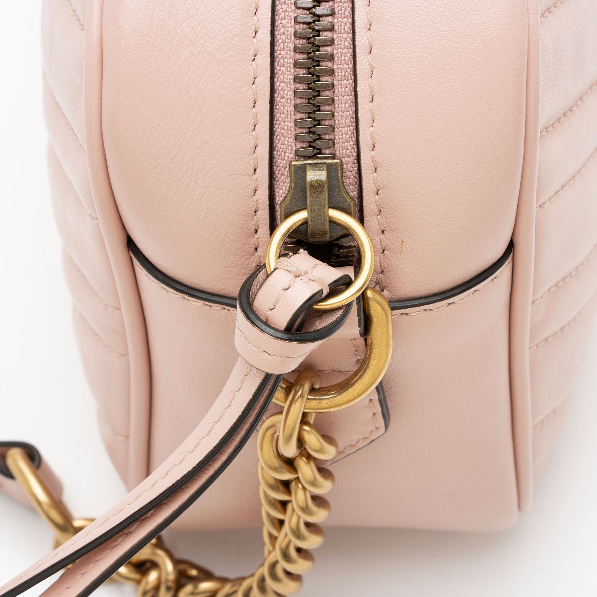 Gucci Matelasse Leather GG Marmont Small Camera Bag