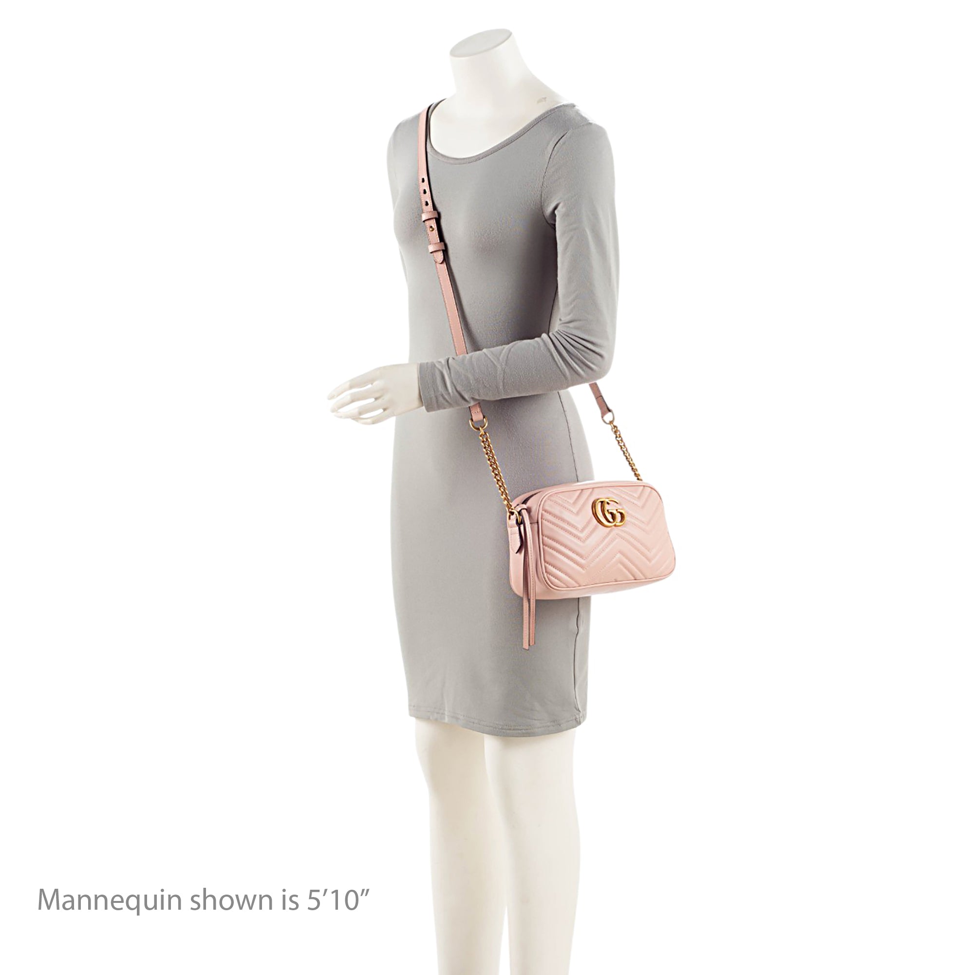 Gucci Matelasse Leather GG Marmont Small Camera Bag