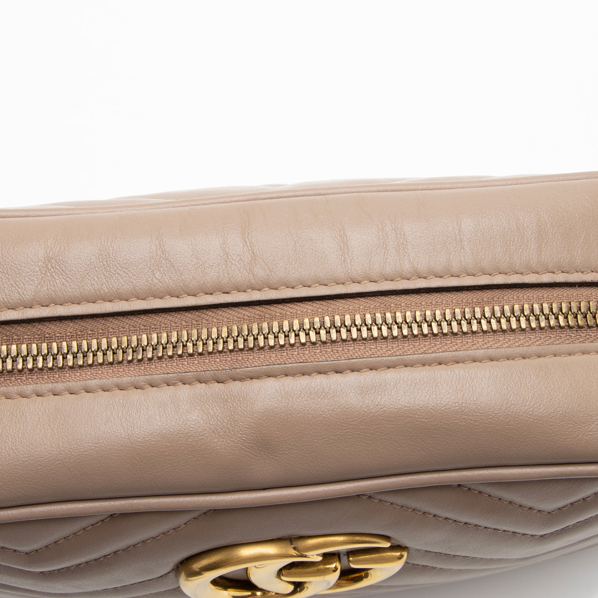 Gucci Matelasse Leather GG Marmont Small Camera Bag