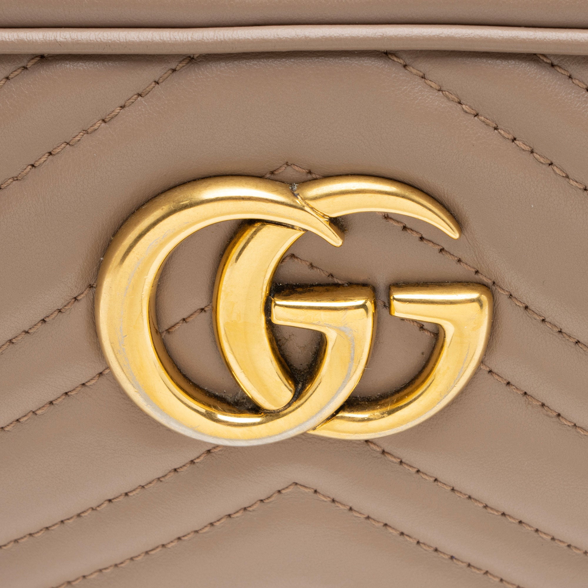 Gucci Matelasse Leather GG Marmont Small Camera Bag