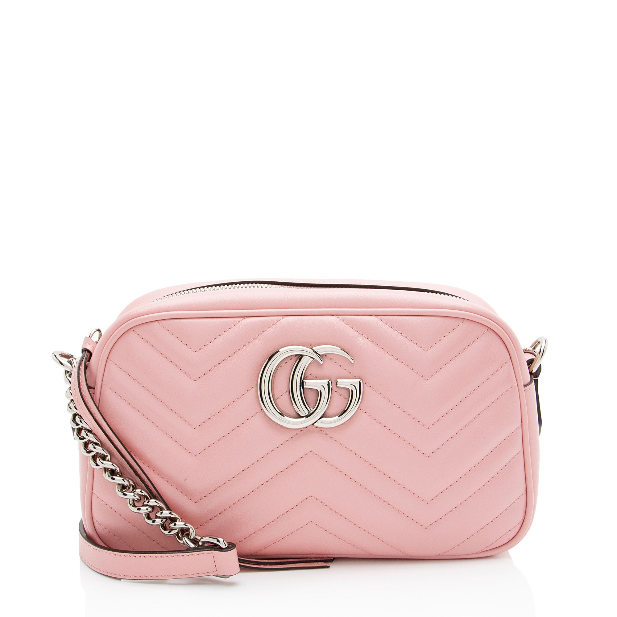 Gucci Matelasse Leather GG Marmont Small Camera Bag