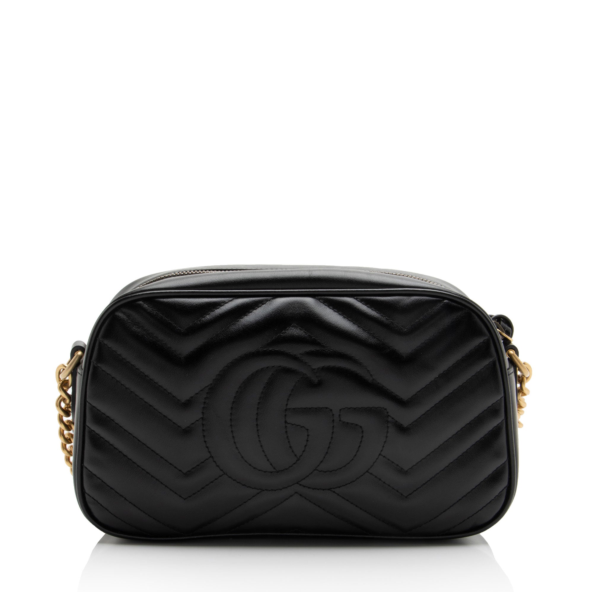 Gucci Matelasse Leather GG Marmont Small Camera Bag