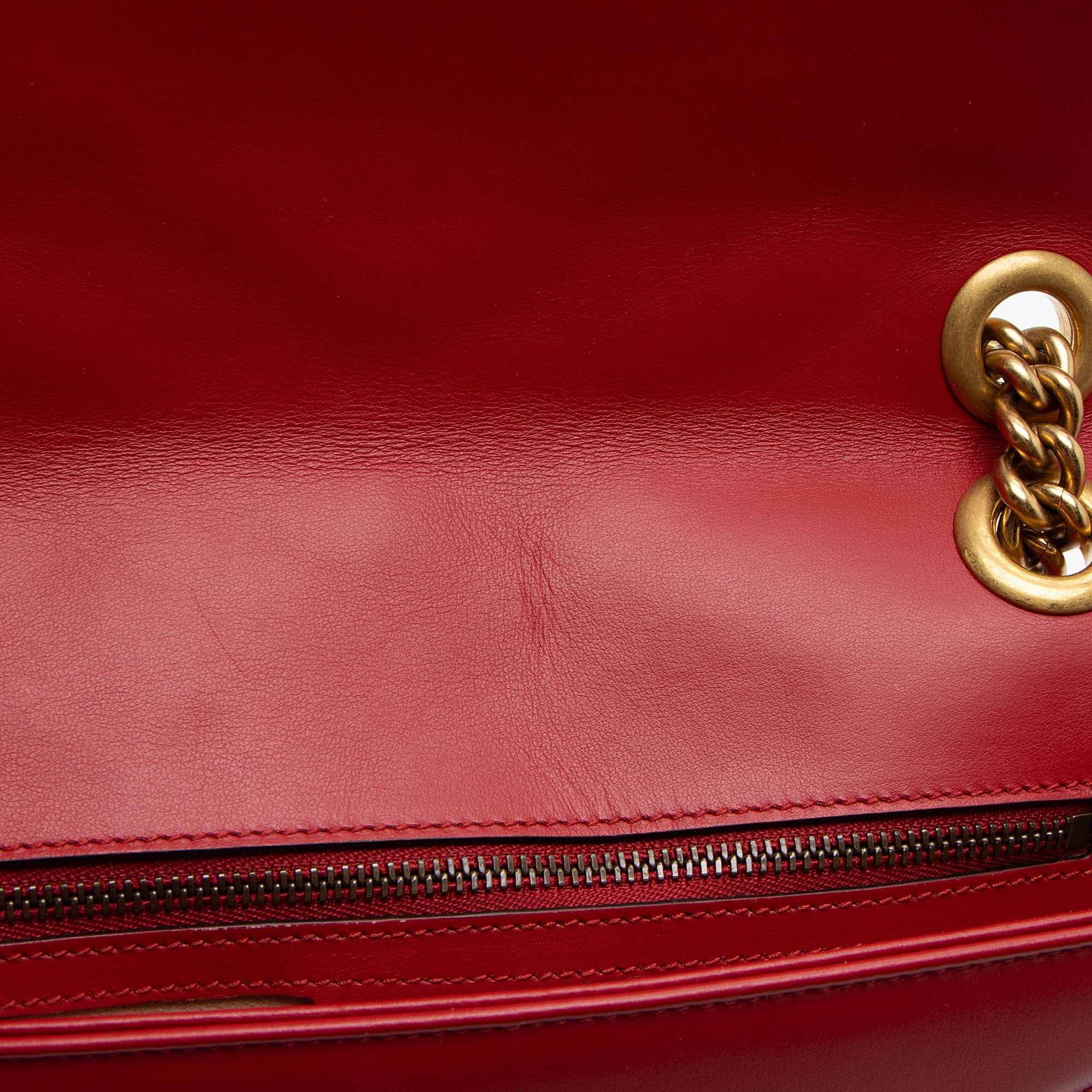 Gucci Matelasse Leather GG Marmont Small Flap Bag (SHF-RkMP3j)
