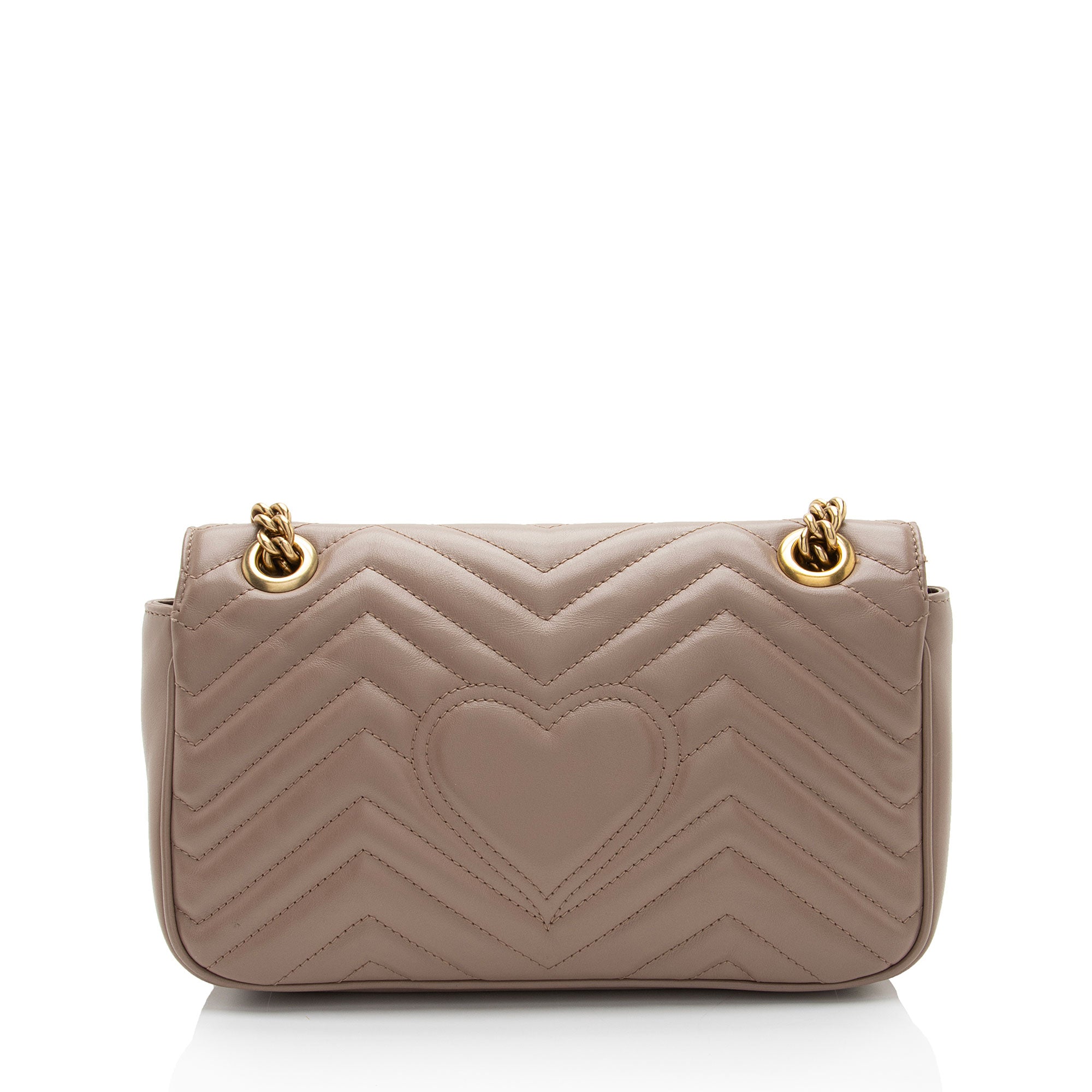 Gucci Matelasse Leather GG Marmont Small Flap Bag